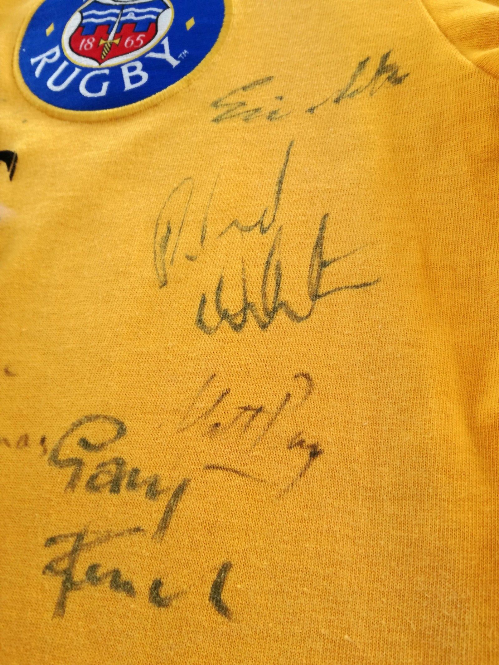 1996/97 Bath Away Rugby Shirt (Signed) (L)