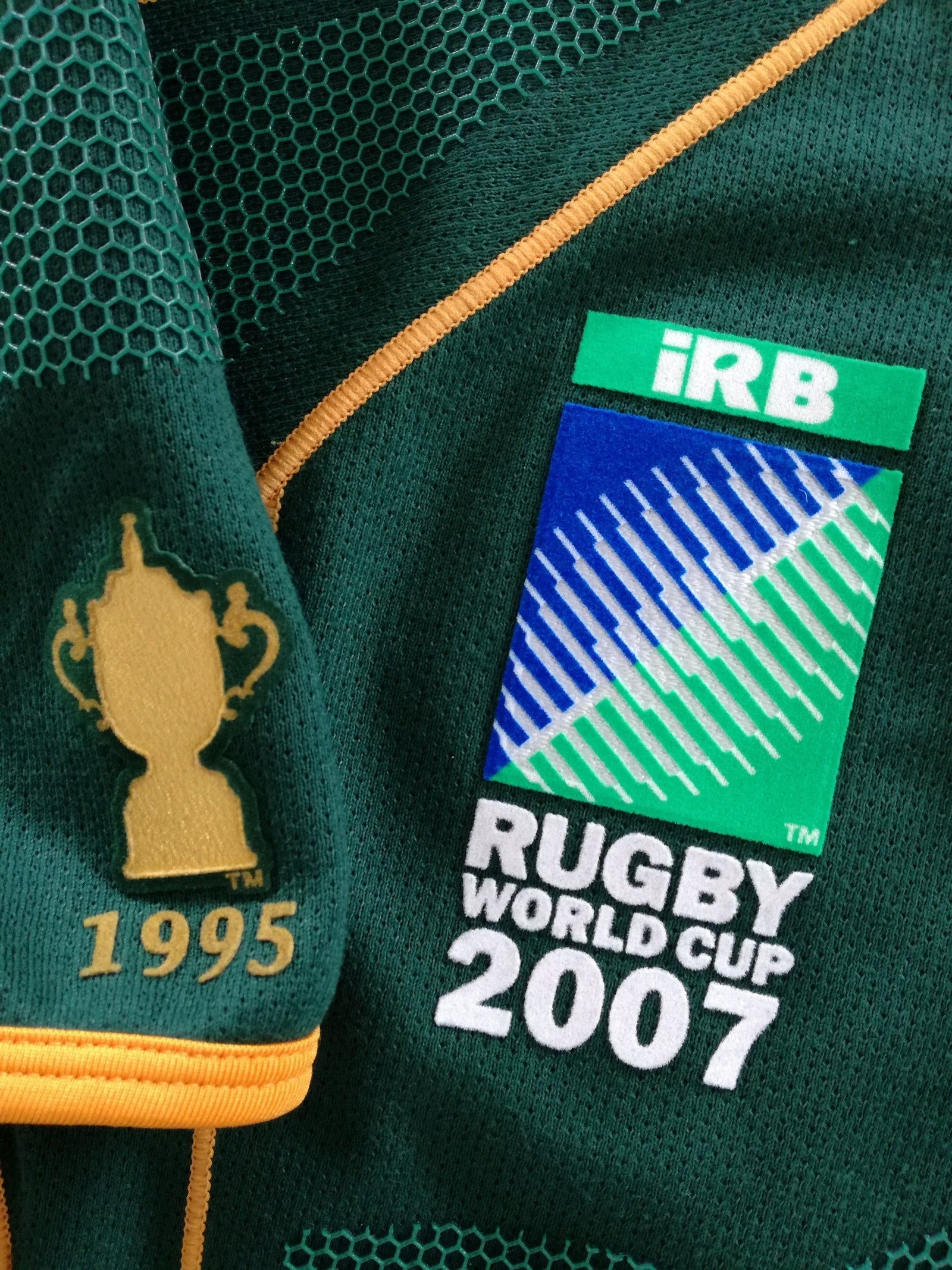 2007 South Africa Home World Cup Test Rugby Shirt (S)