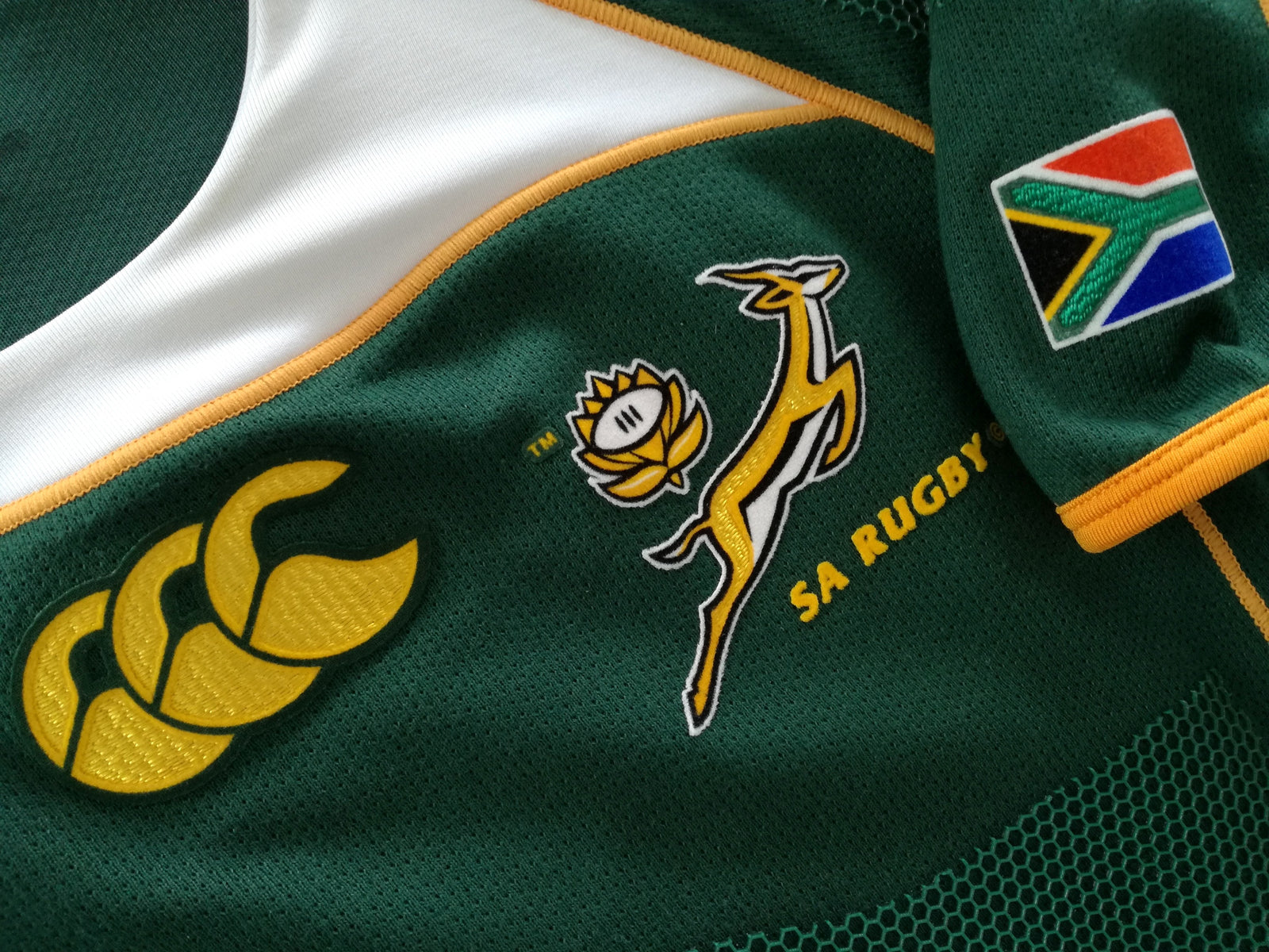 2007 South Africa Home World Cup Test Rugby Shirt (S)