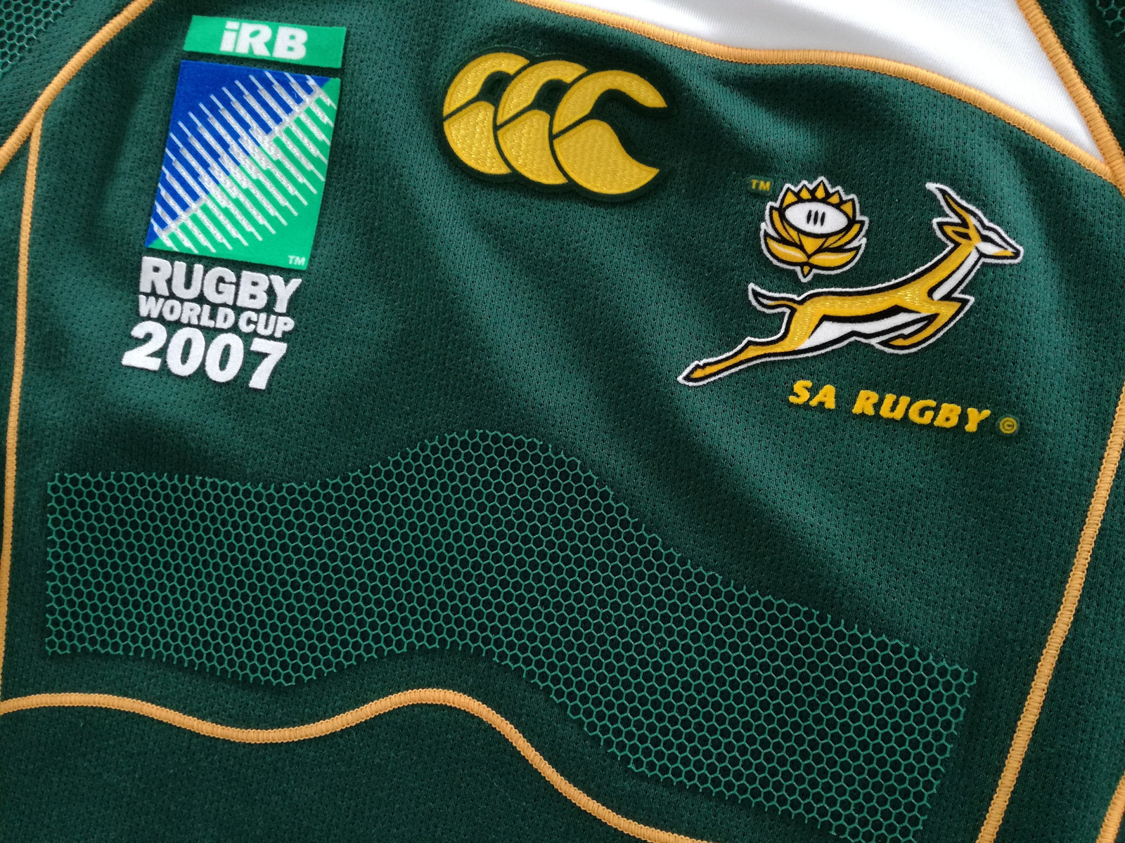 2007 South Africa Home World Cup Test Rugby Shirt (S)