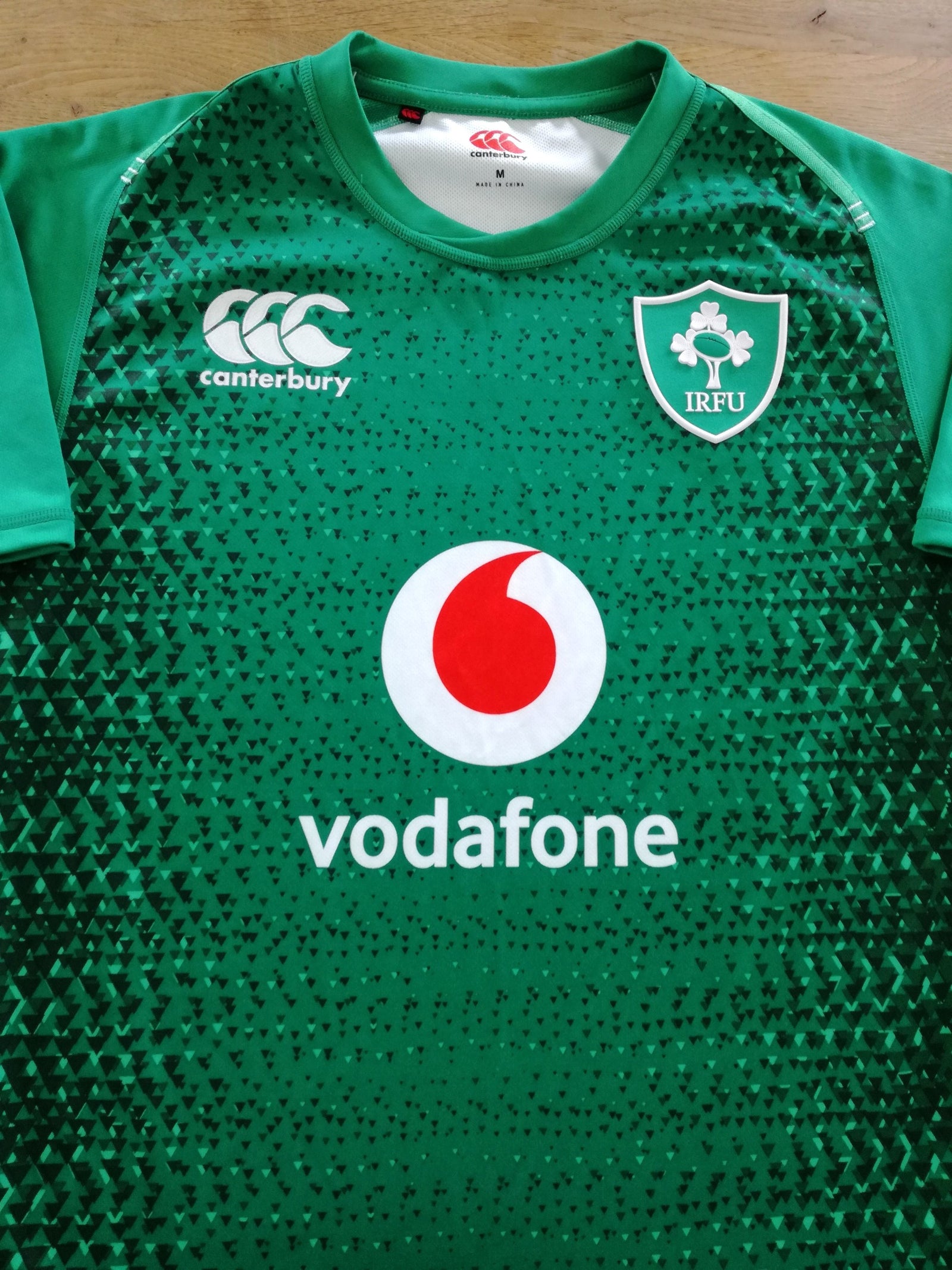2018/19 Ireland Home Vapodri Rugby Shirt (M)