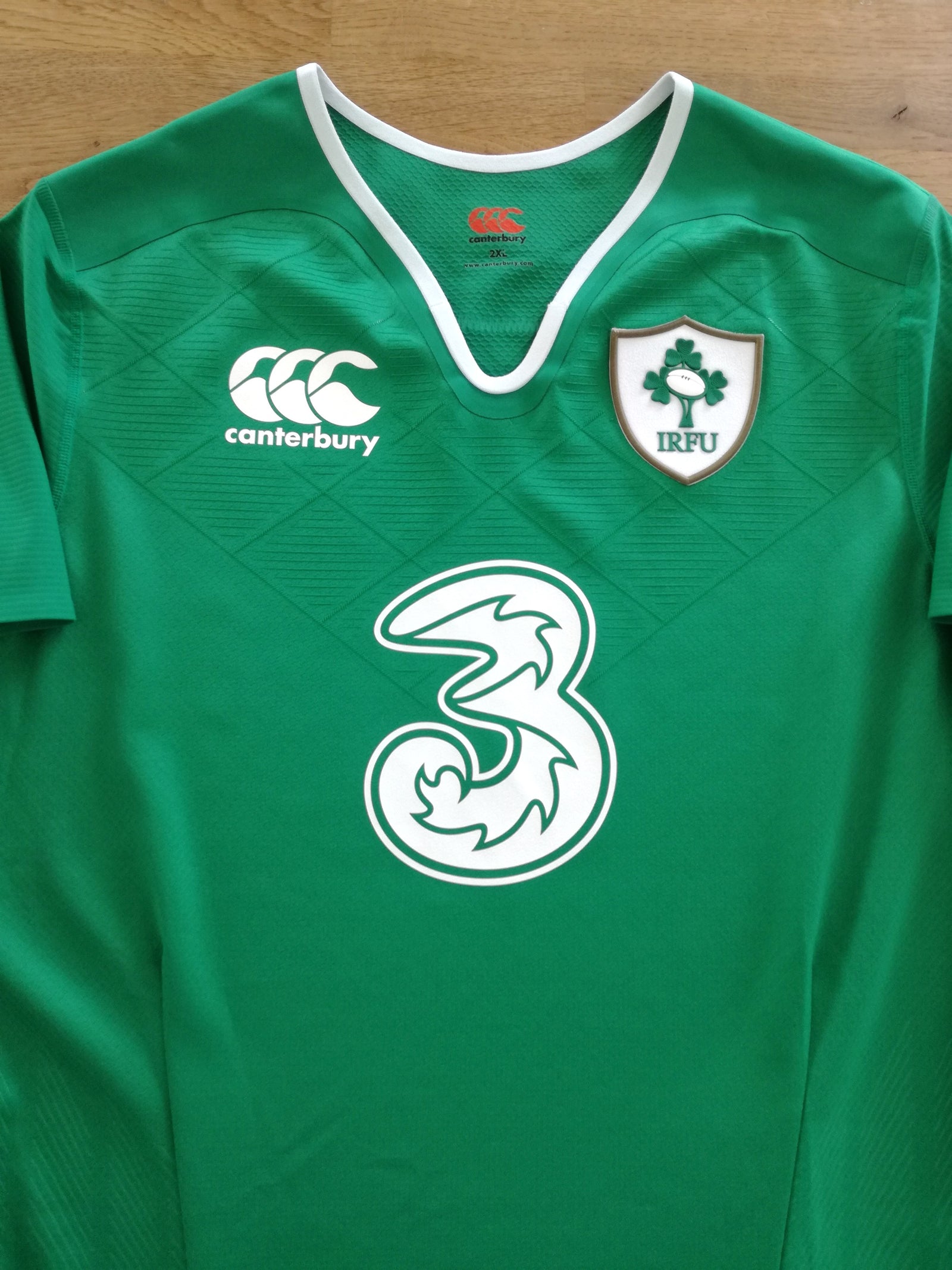2015/16 Ireland Home Test Rugby Shirt (XXL)