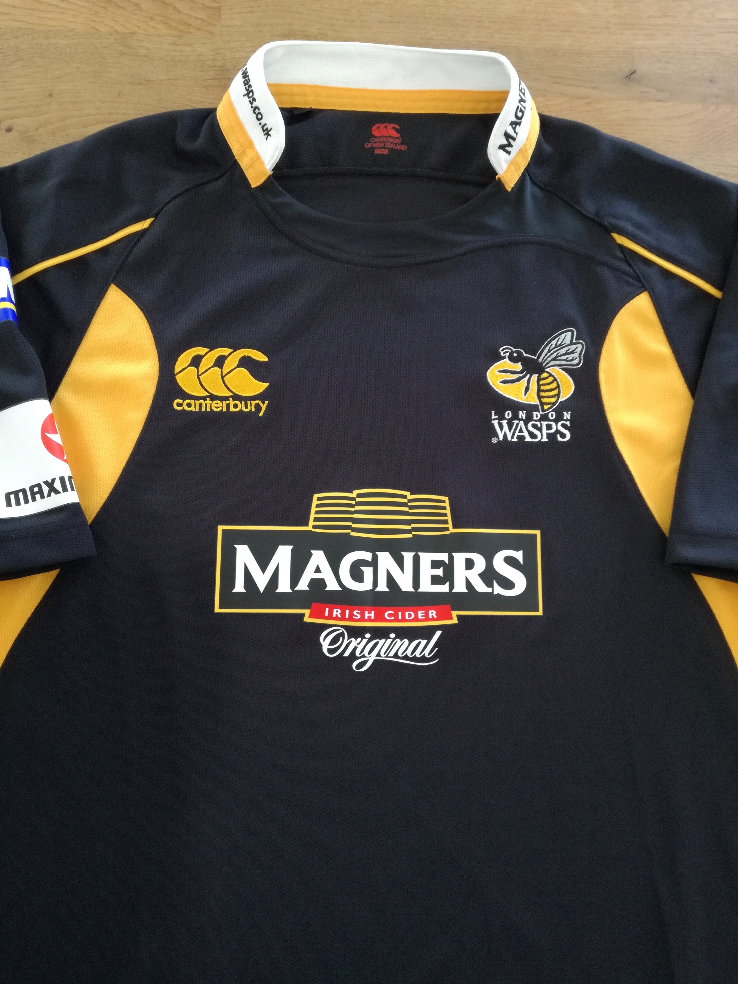 2007/08 London Wasps Home Rugby Shirt