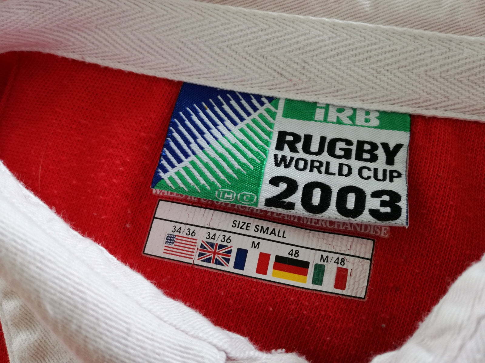2003 Wales Home World Cup Rugby Shirt. (S)