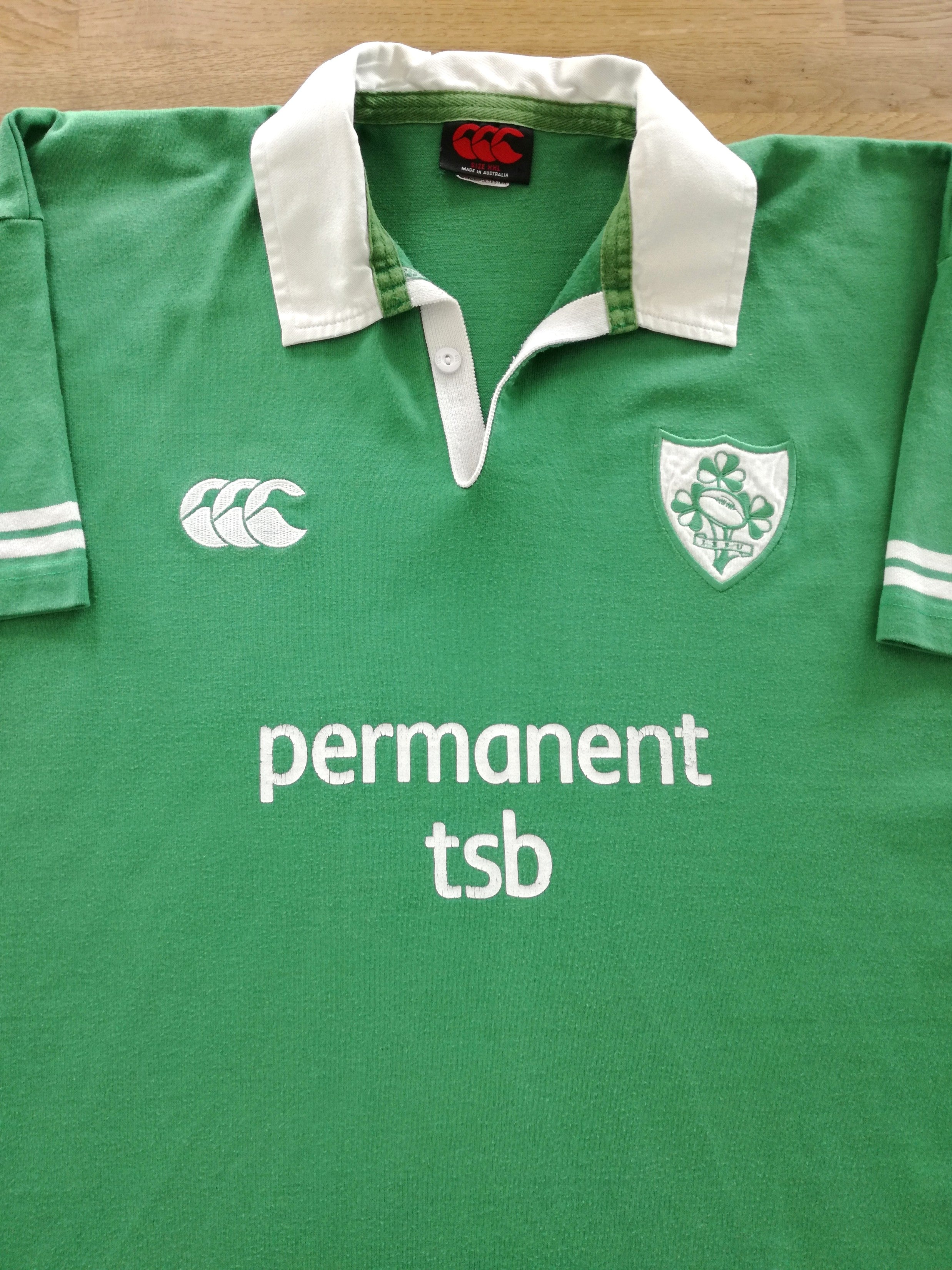 2002/03 Ireland Home Rugby Shirt