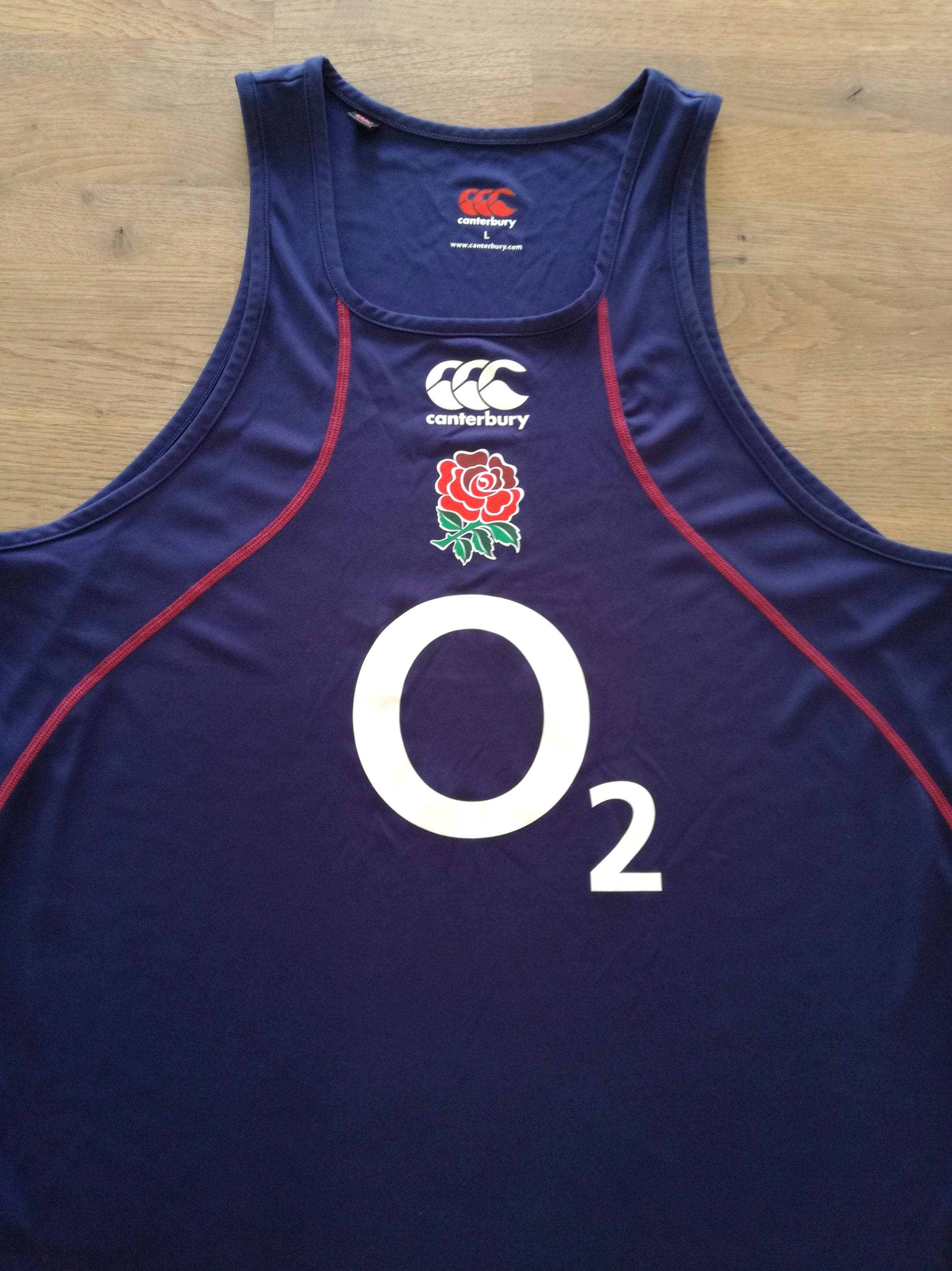 2012/13 England Training Vest