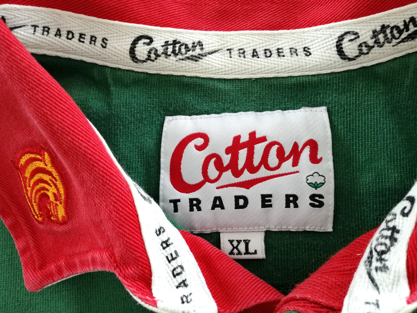 2002/03 Leicester Tigers Home Rugby Shirt. (XL)
