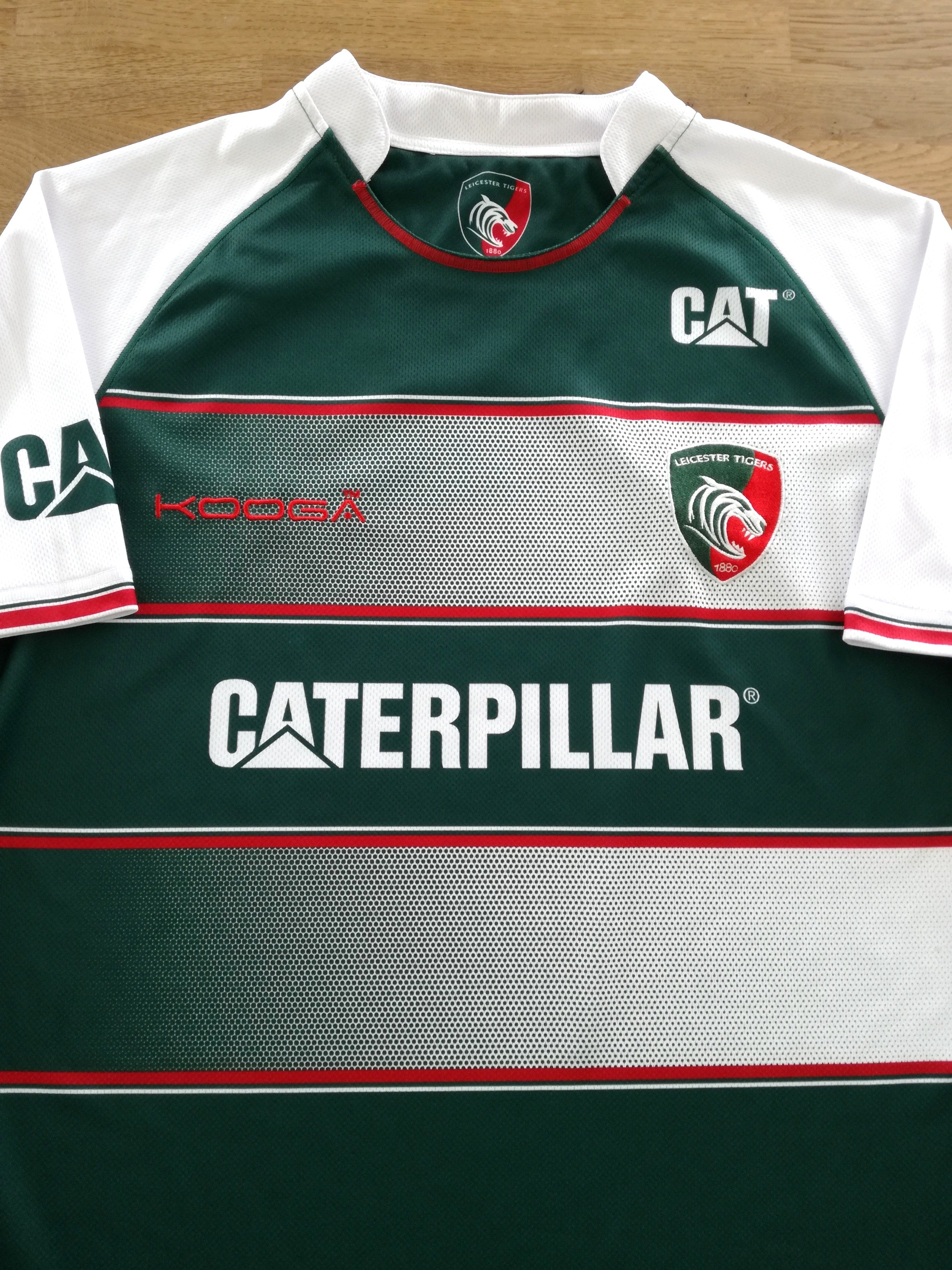 2015/16 Leicester Tigers Home Pro-Fit Rugby Shirt