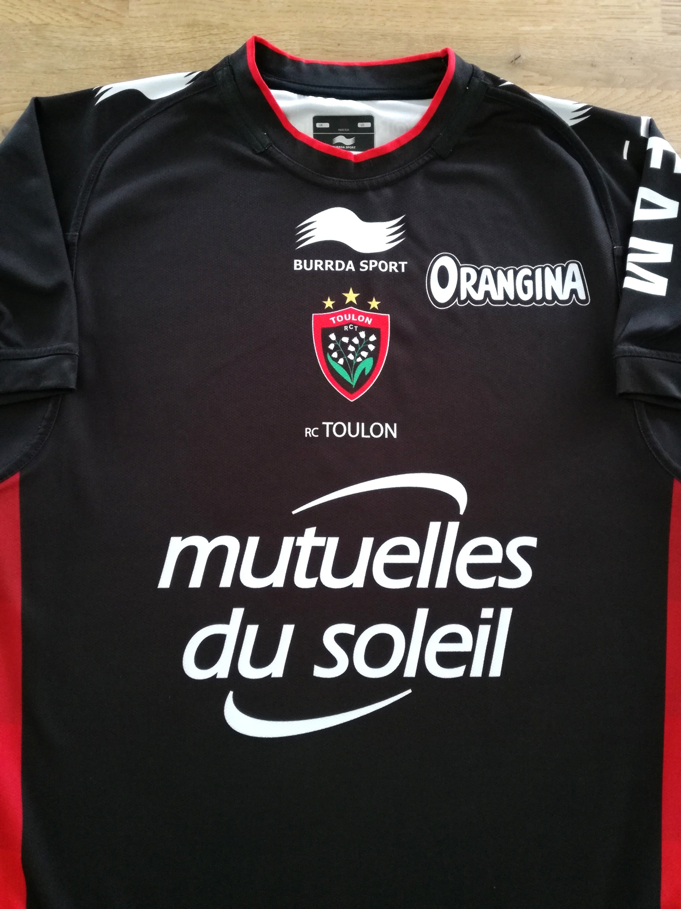 2015/16 RC Toulon Away Pro-Fit Rugby Shirt