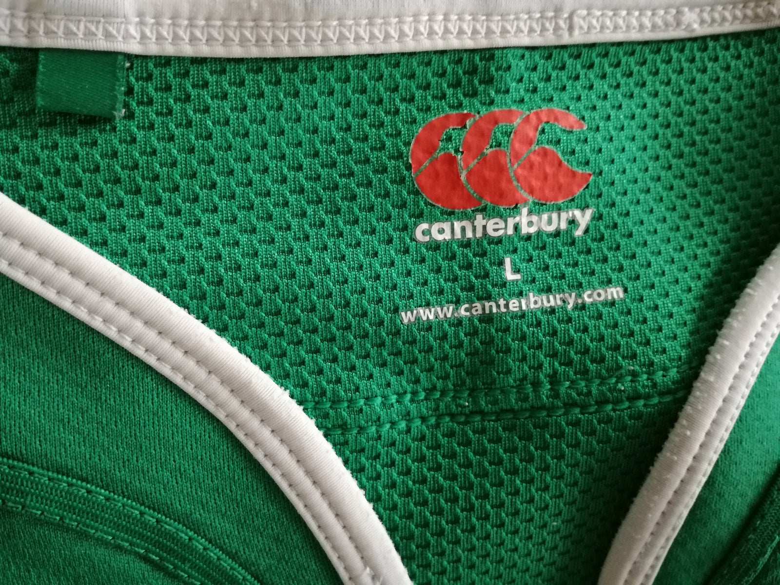 2015/16 Ireland Home Vapodri Rugby Shirt (L)