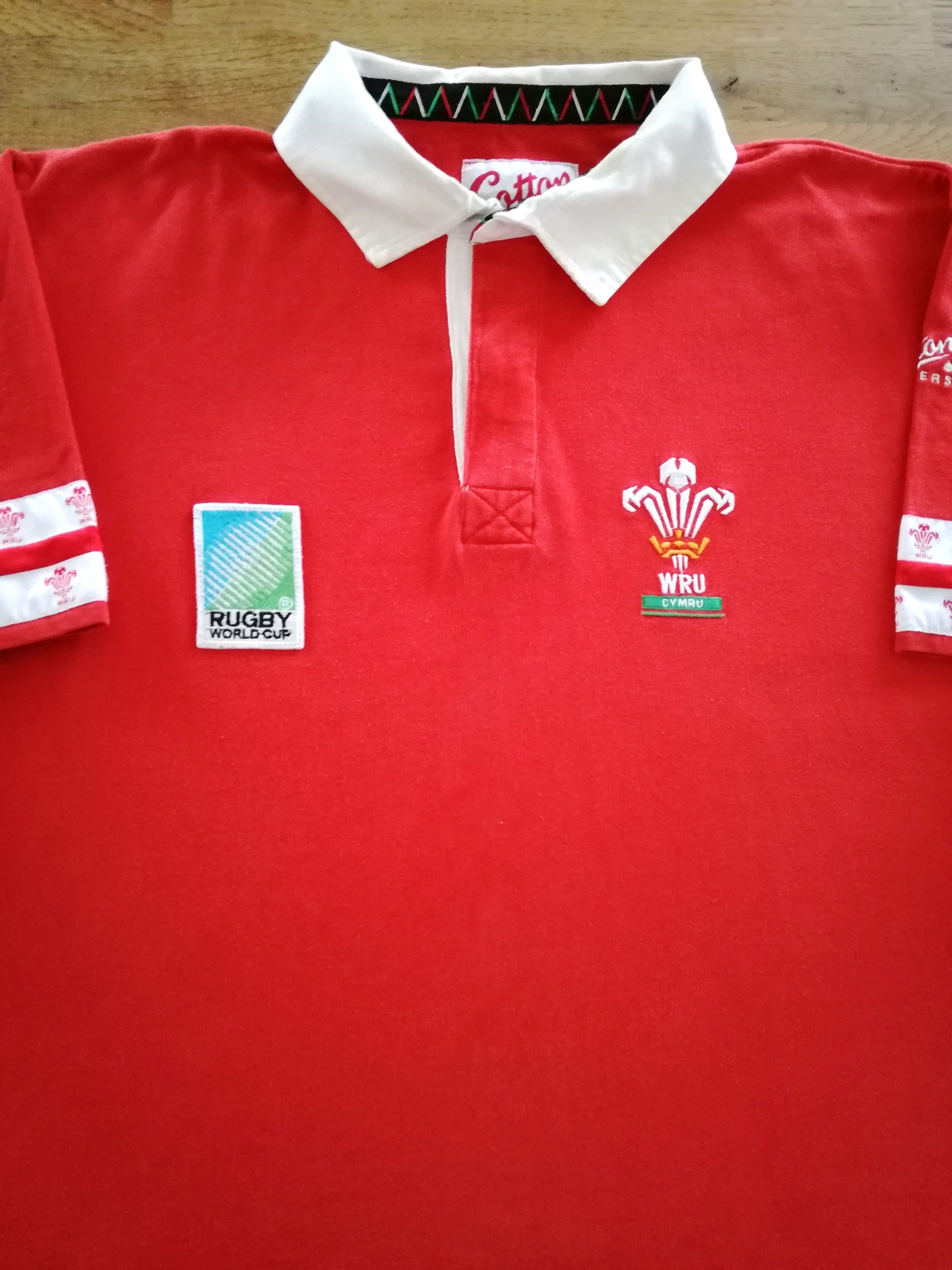 1995 Wales Home World Cup Rugby Shirt
