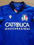 2019/20 Italy Home Player Issue Rugby Shirt