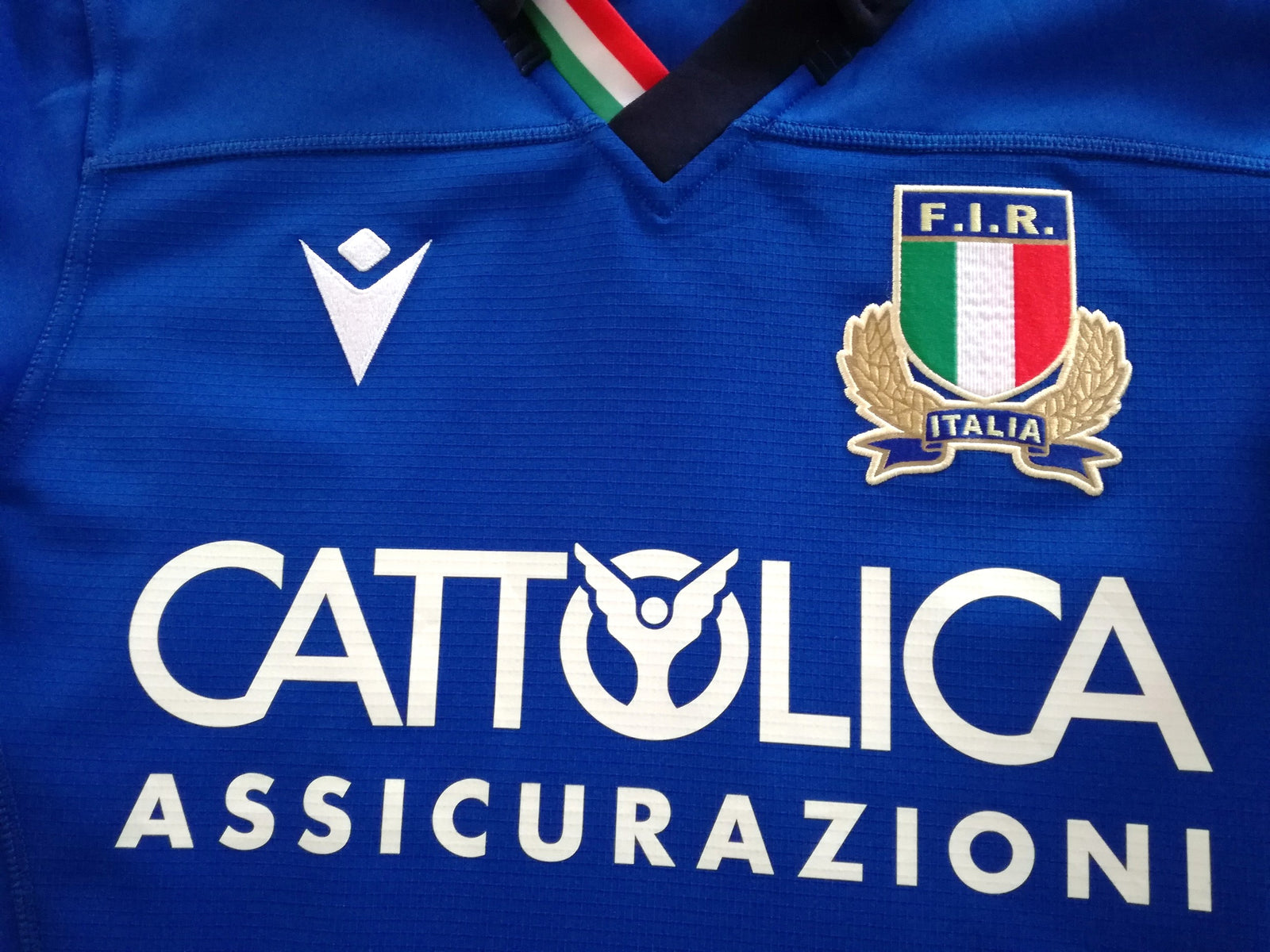2019/20 Italy Home Player Issue Rugby Shirt (M)