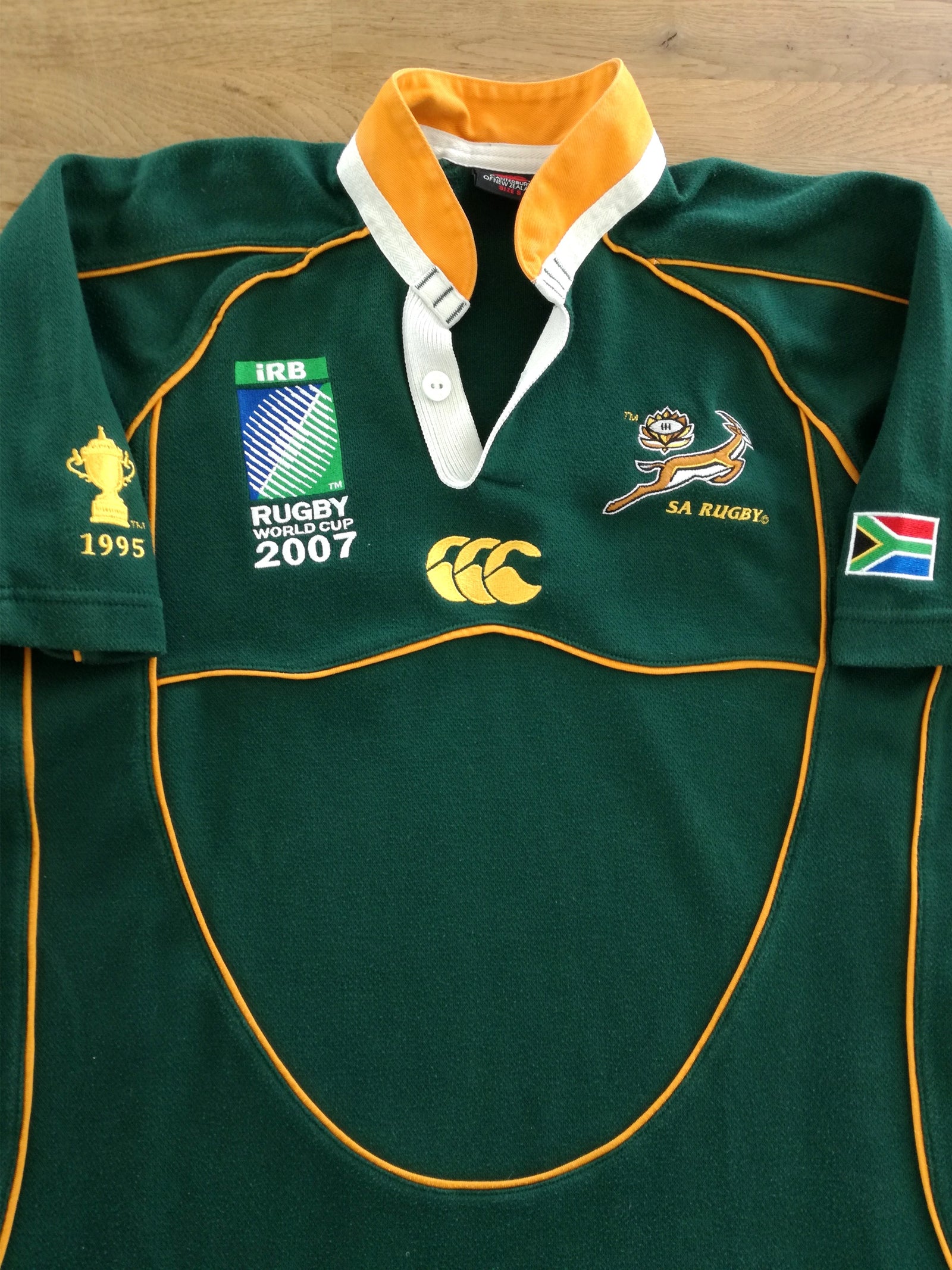 2007 South Africa Home World Cup Rugby Shirt (S)
