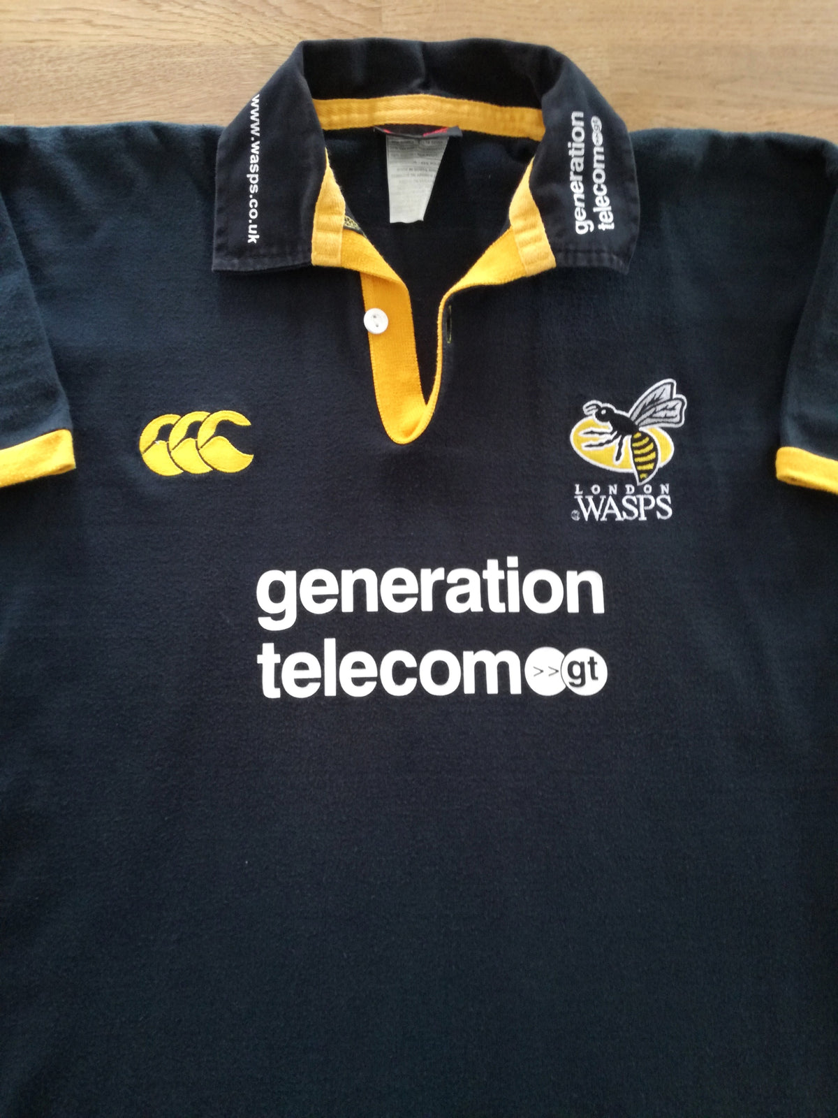 2003/04 London Wasps Home Rugby Shirt