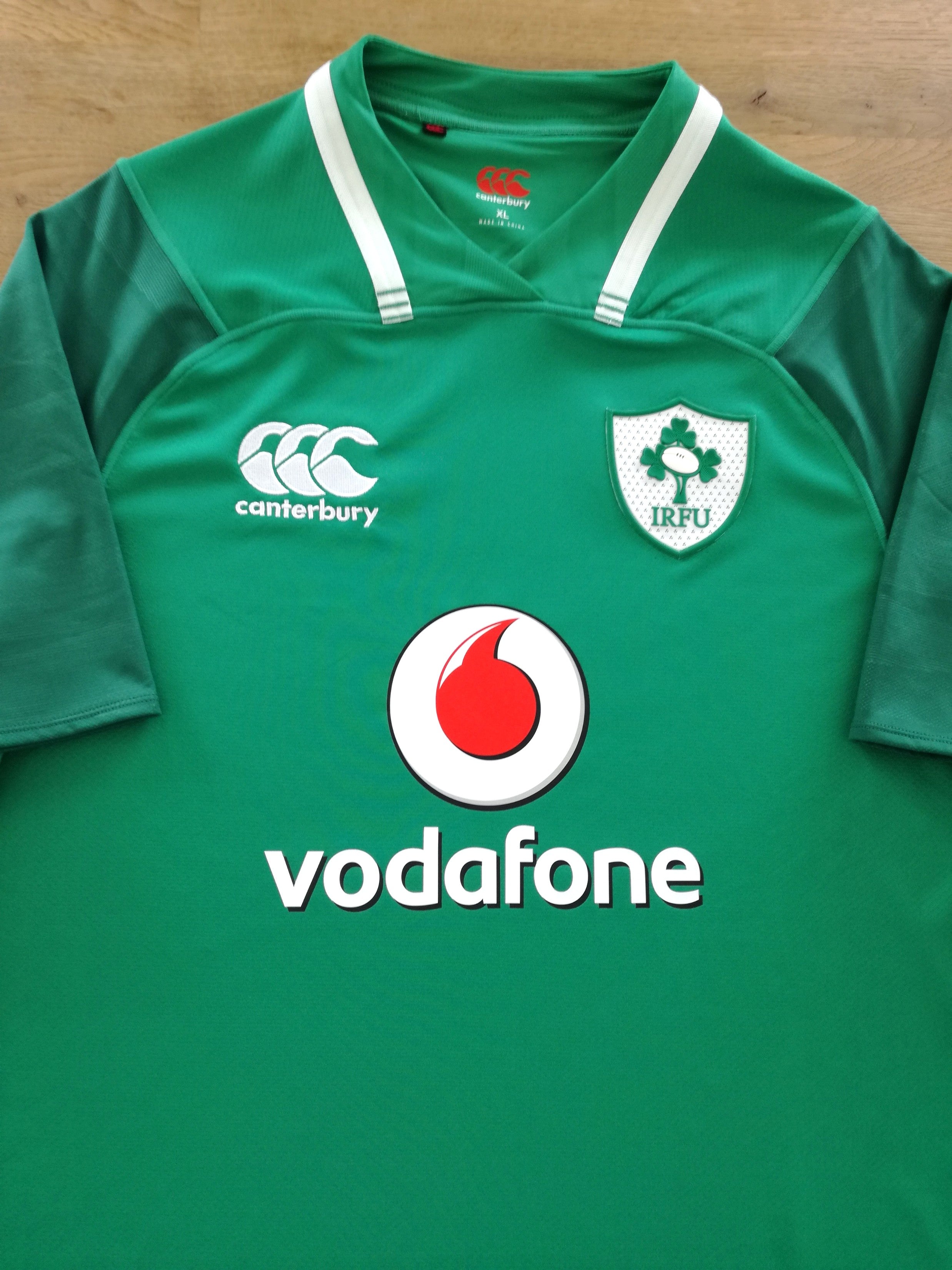 2017/18 Ireland Vapodri+ Home Rugby Shirt