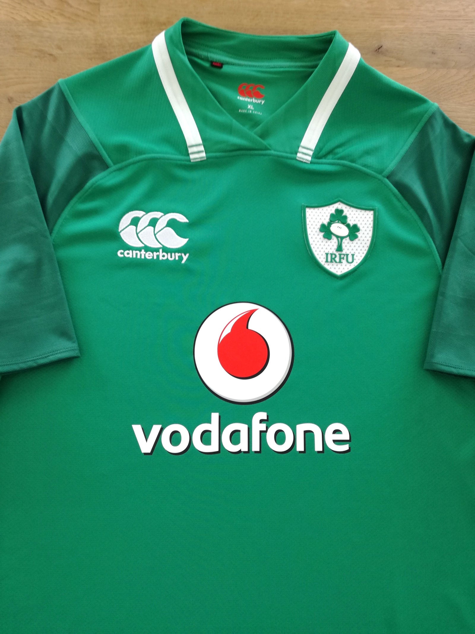 2017/18 Ireland Vapodri+ Home Rugby Shirt