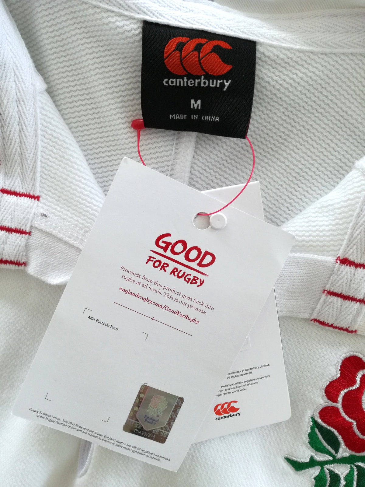 2019/20 England Home Rugby Shirt. (M) *BNWT*