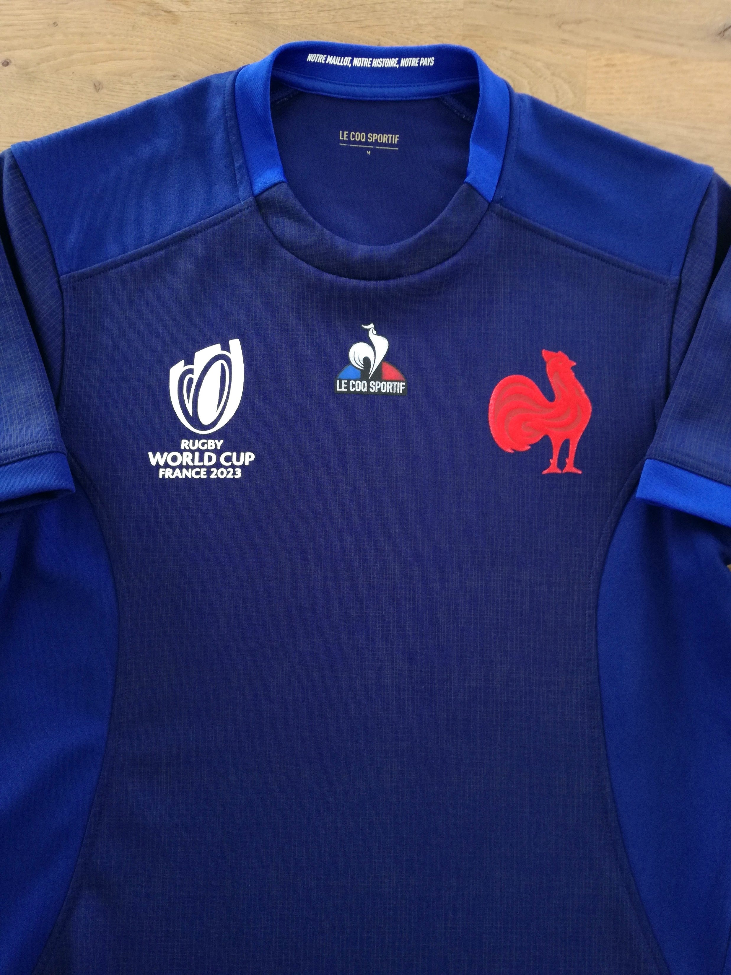 2023 France Home World Cup Pro-Fit Rugby Shirt