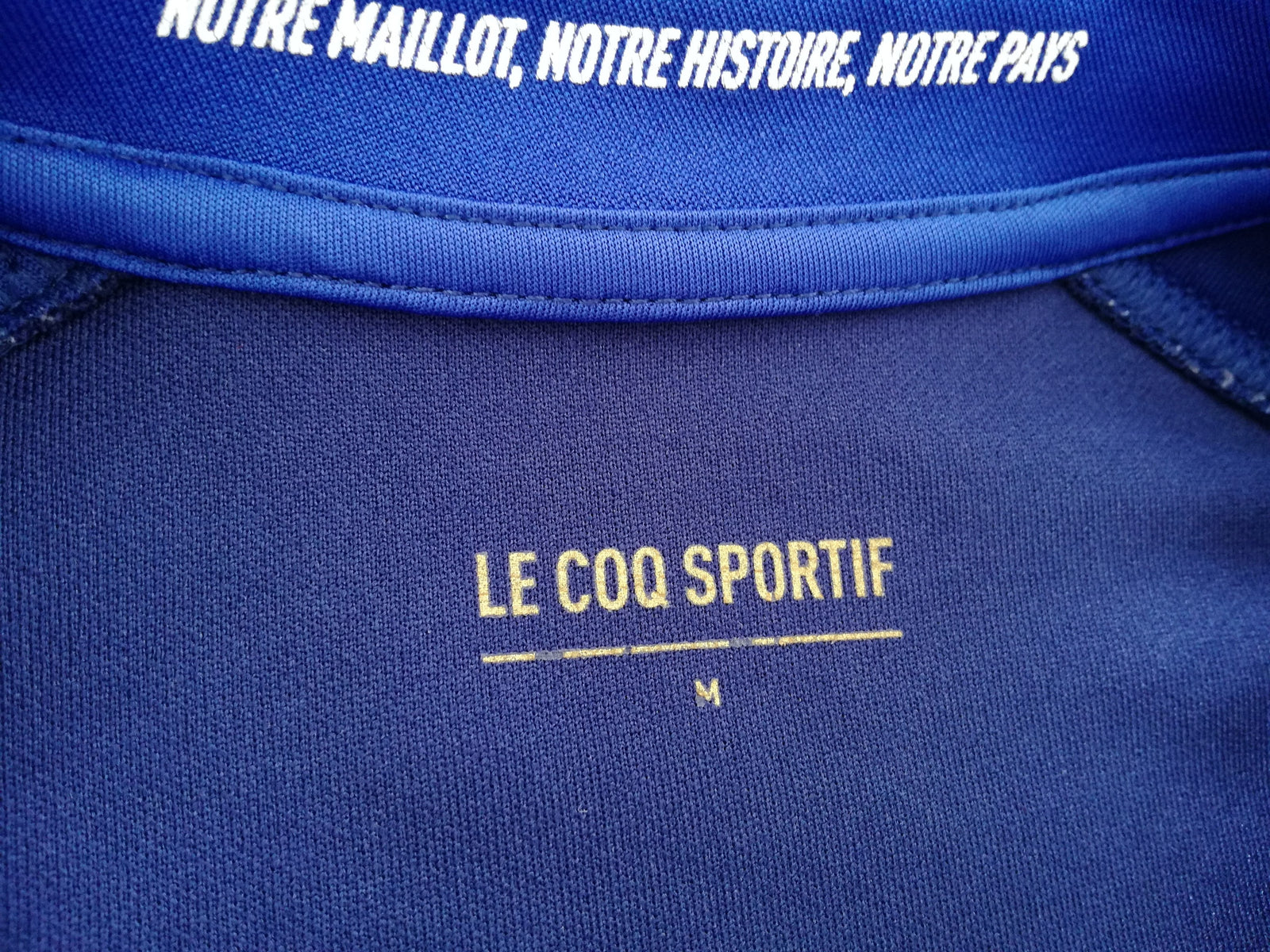 2023 France Home World Cup Pro-Fit Rugby Shirt (M)