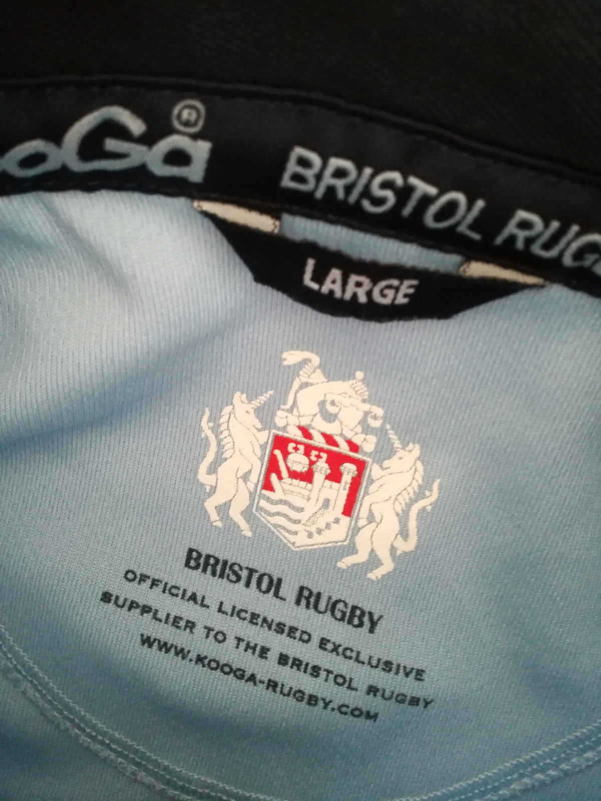 2007/08 Bristol Away Rugby Shirt (L)