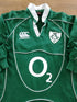 2007/08 Ireland Home Long Sleeve Rugby Shirt