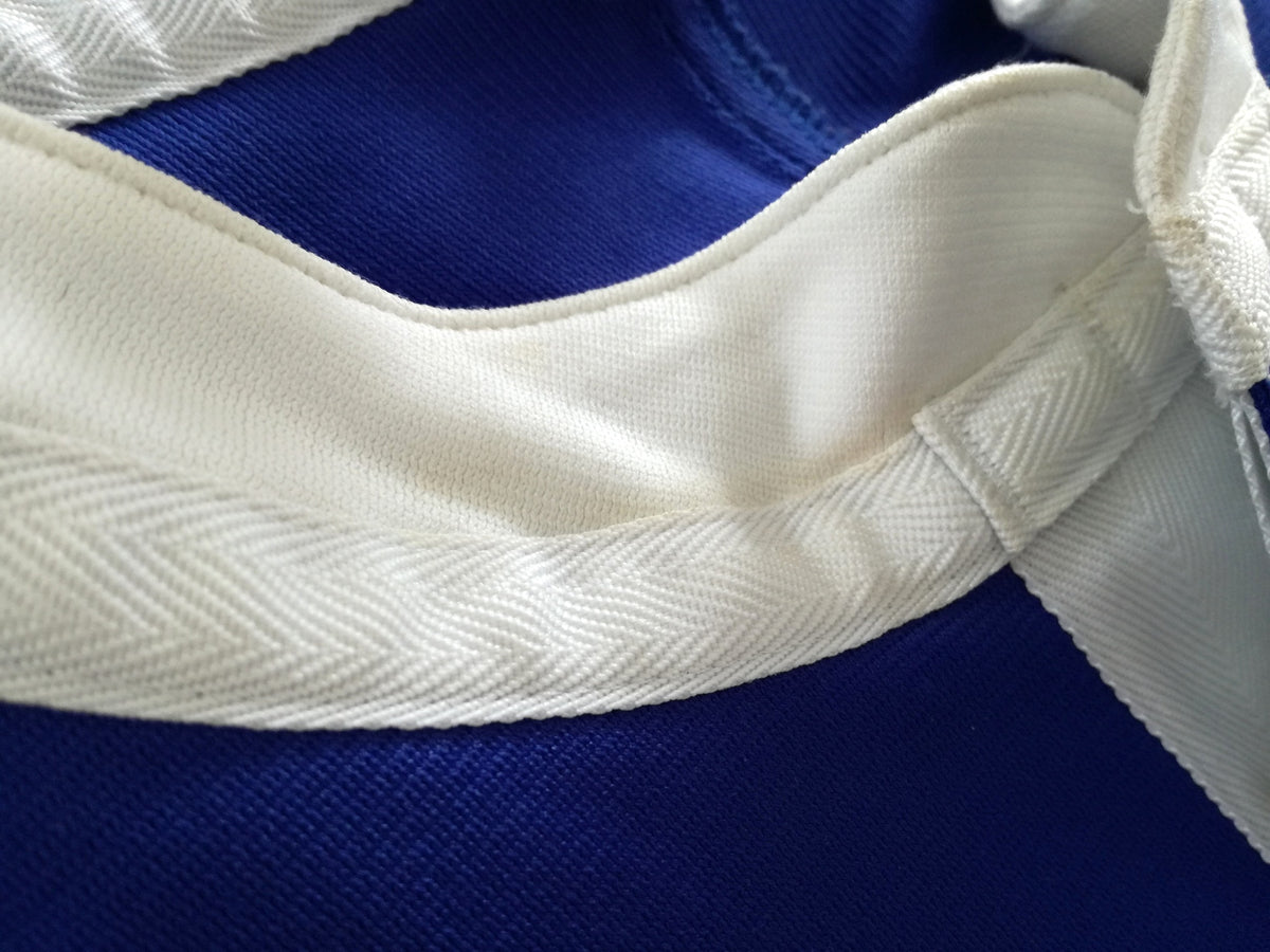 2001 Samoa Home Match Worn (vs Italy) Rugby Shirt #4 (Palepoi) (3XL)