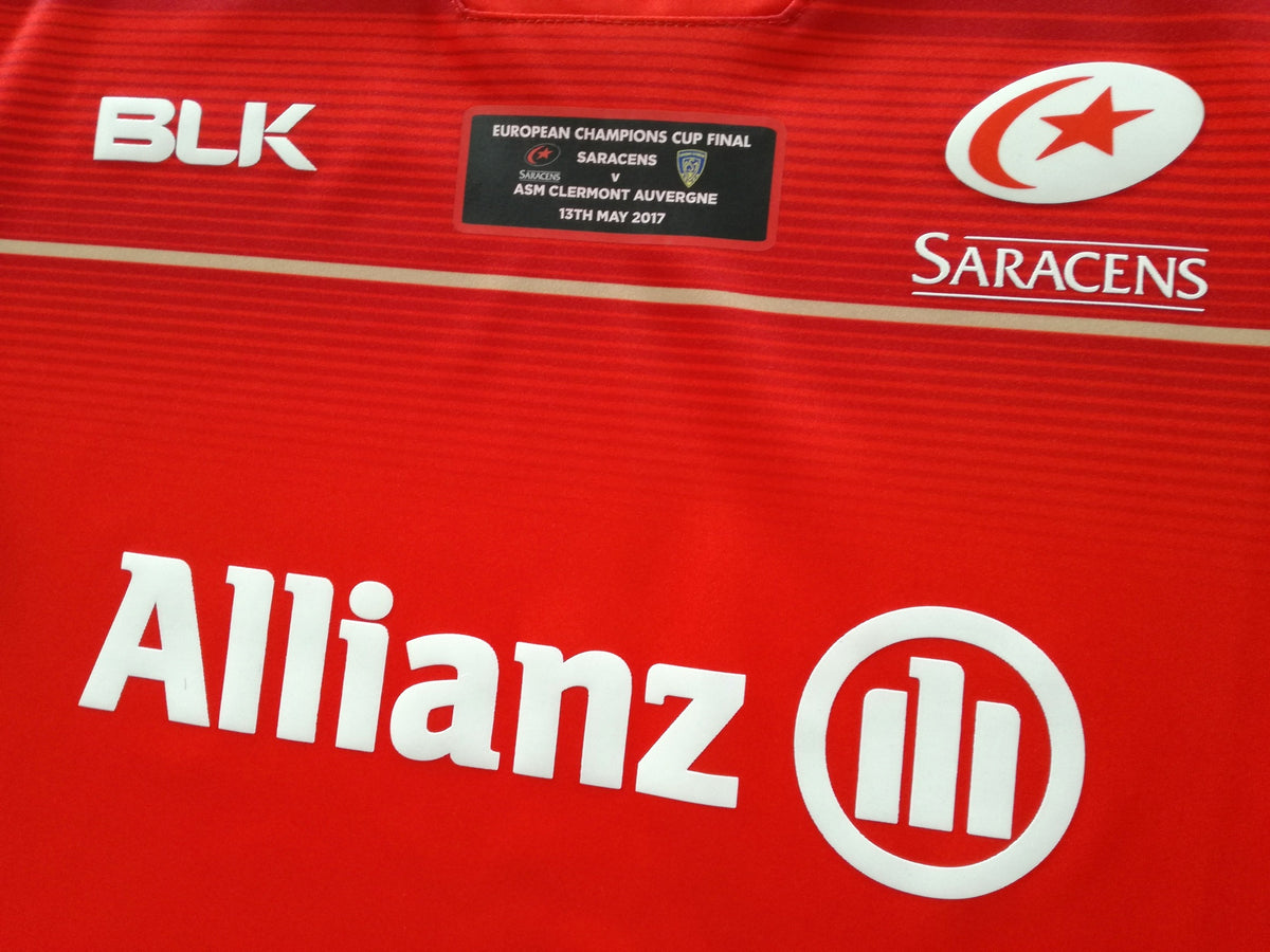 2017 Saracens Away European Cup Final Pro-Fit Rugby Shirt (XXL)