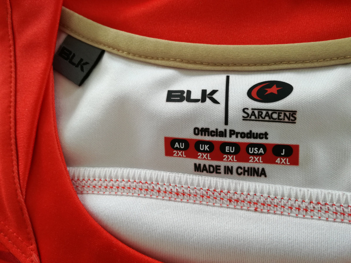 2017 Saracens Away European Cup Final Pro-Fit Rugby Shirt (XXL)