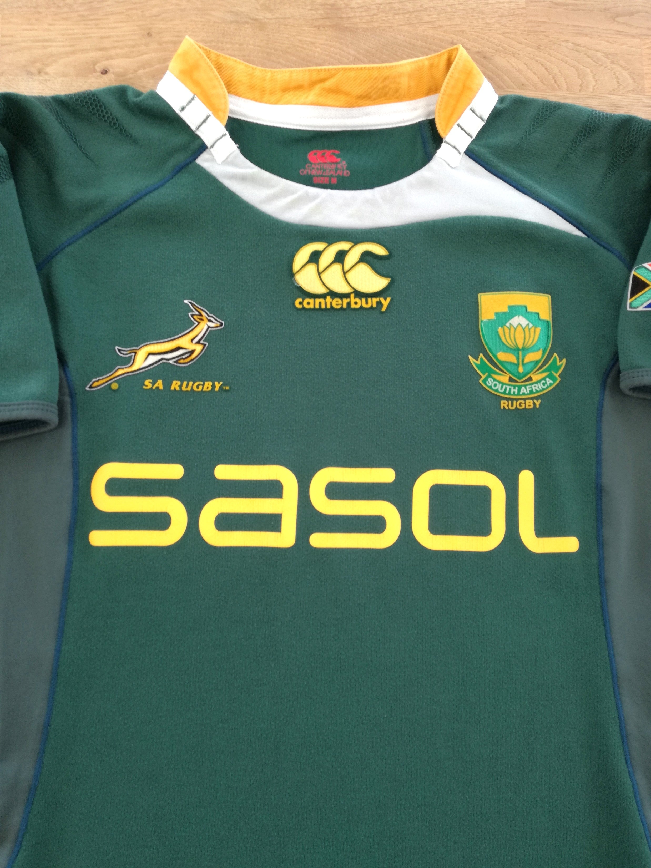 2009 South Africa Home Test Rugby Shirt