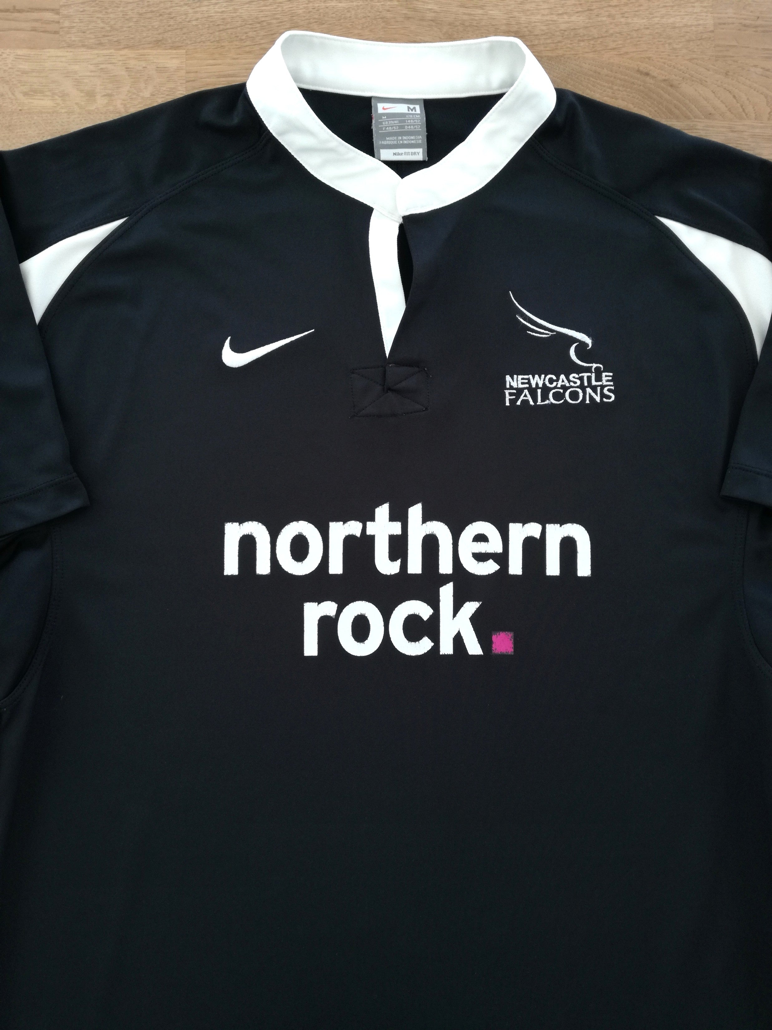 2007/08 Newcastle Falcons Home Rugby Shirt