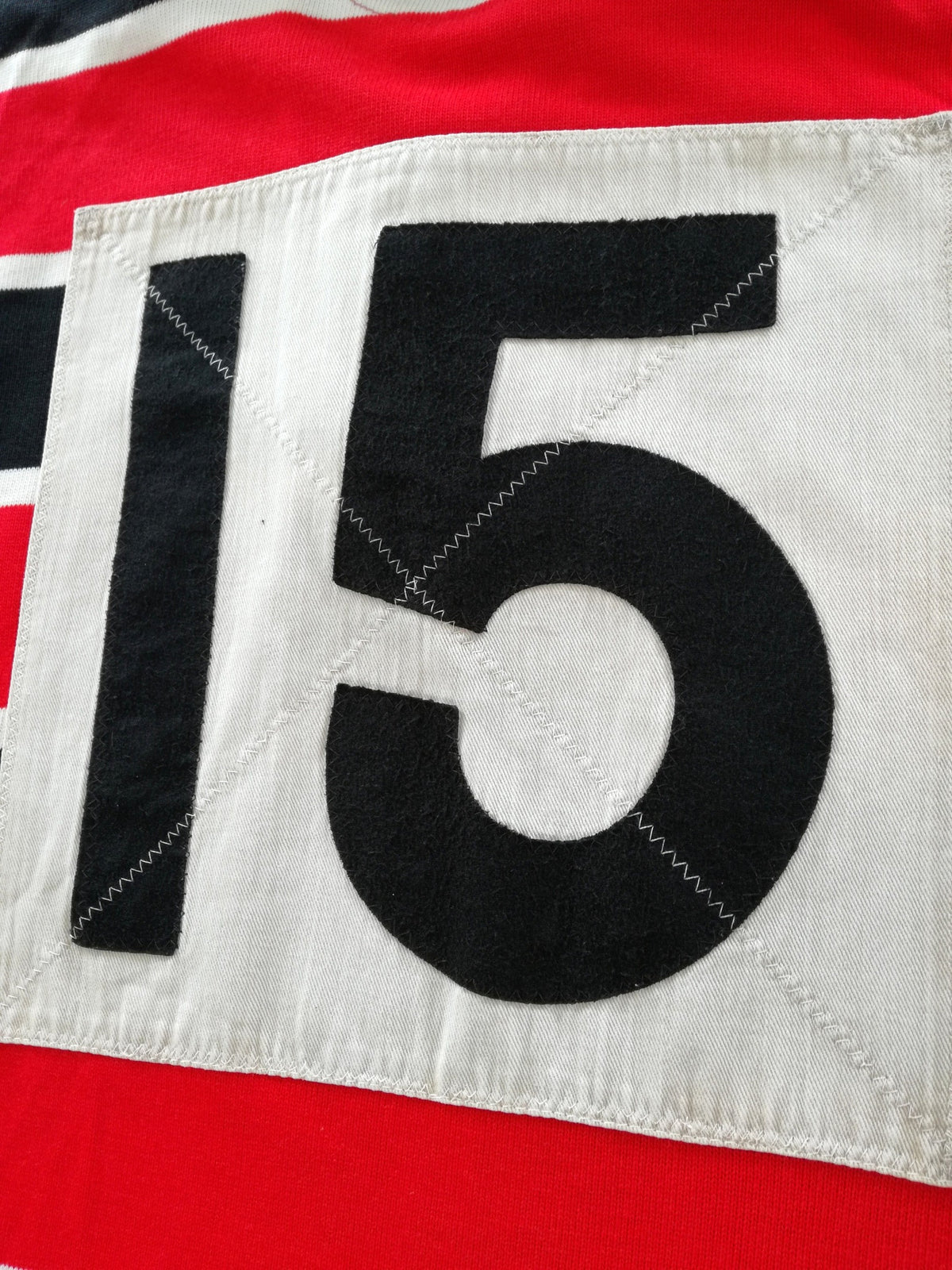 1998/99 Clydesdale Home Match Worn Rugby Shirt. #15 (L)