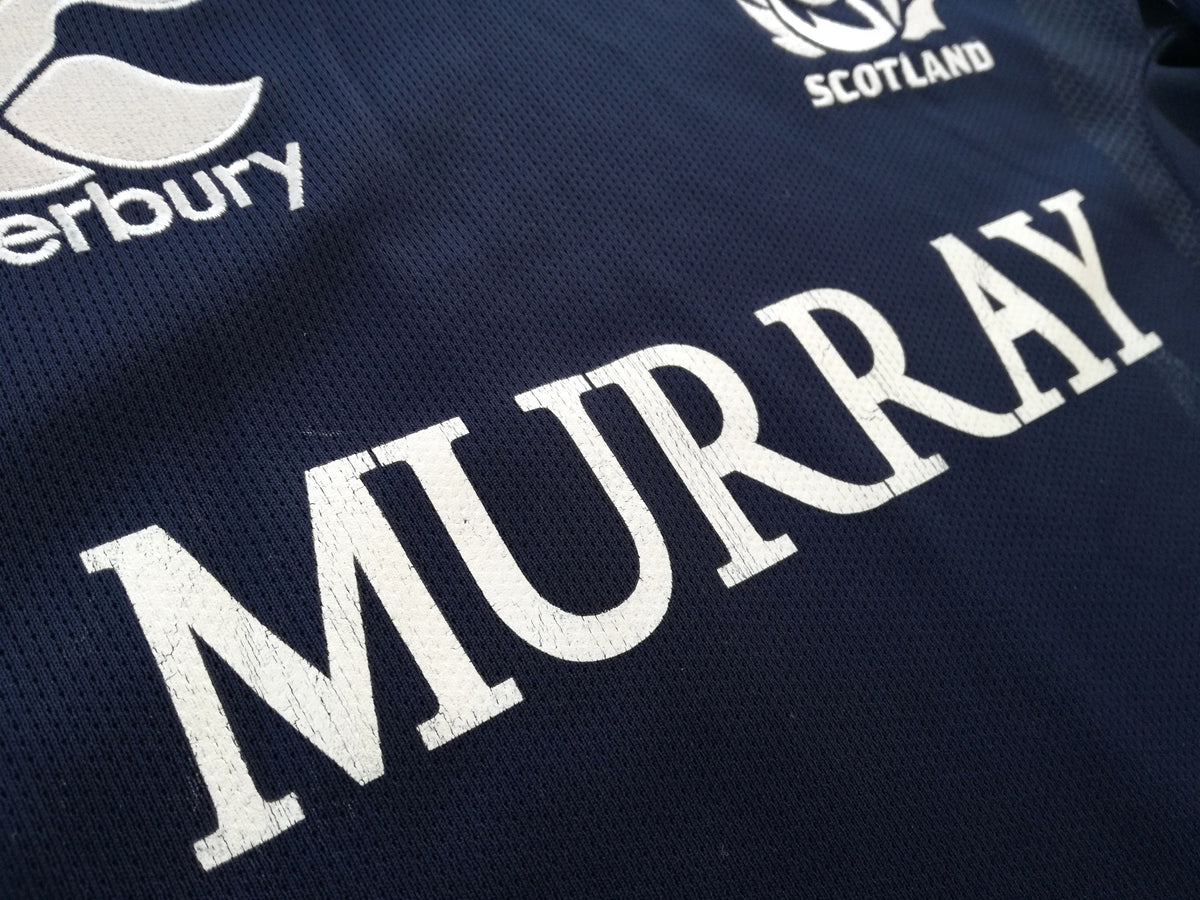 2009/10 Scotland Home Pro-Fit Rugby Shirt (M)