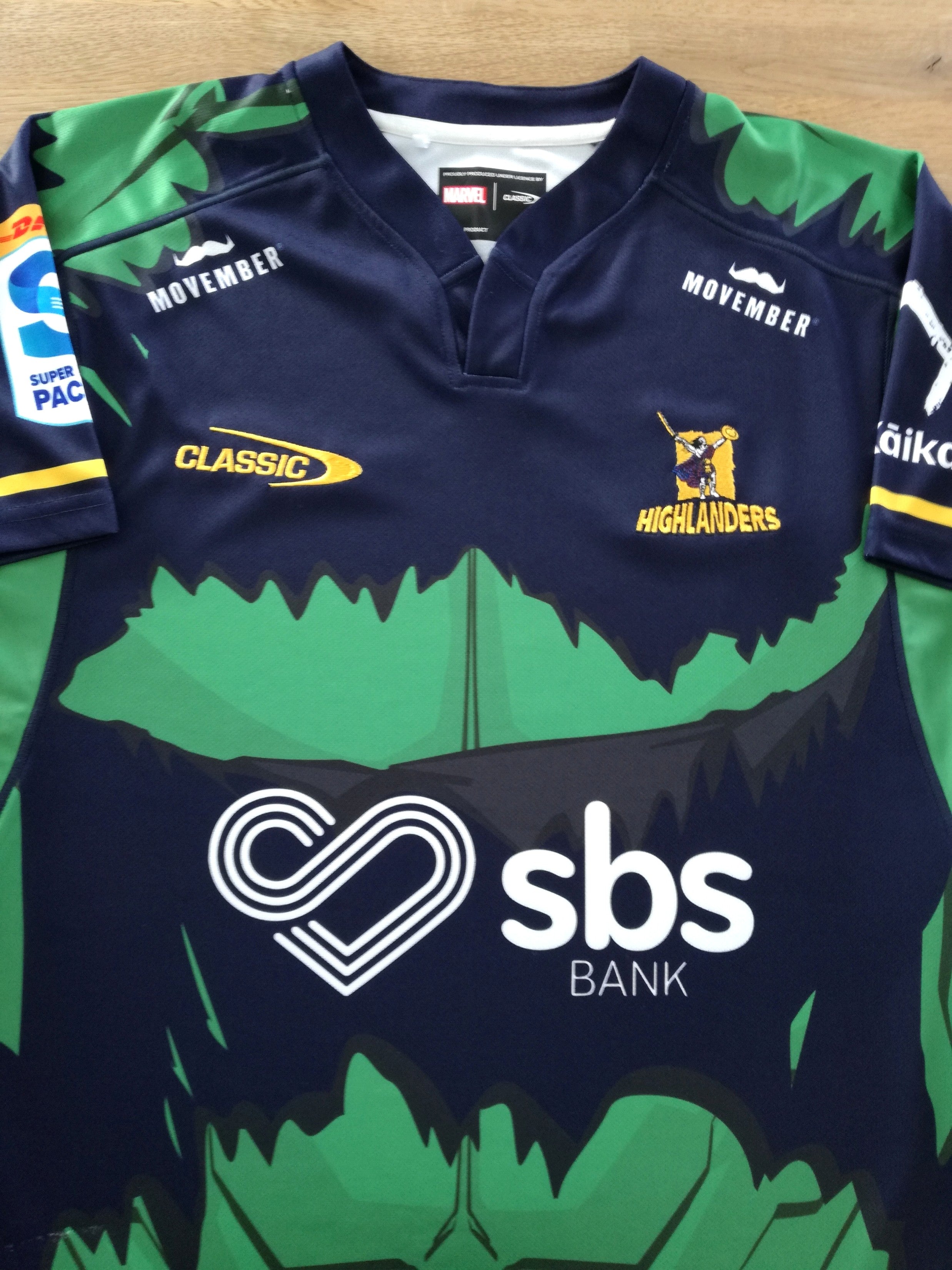2025 Highlanders Marvel 'Hulk' Super Rugby Shirt