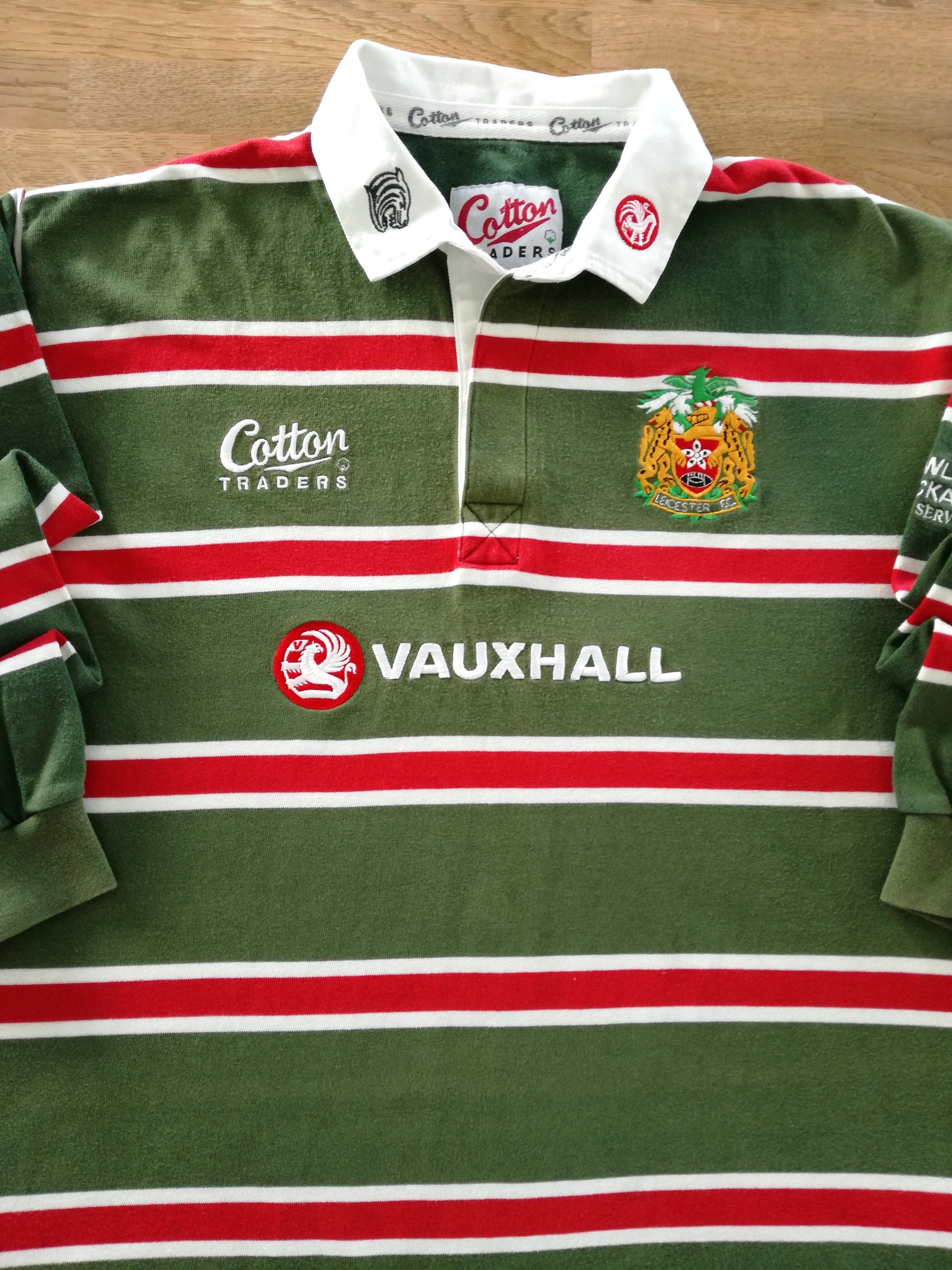 1999/00 Leicester Tigers Home Long Sleeve Rugby Shirt