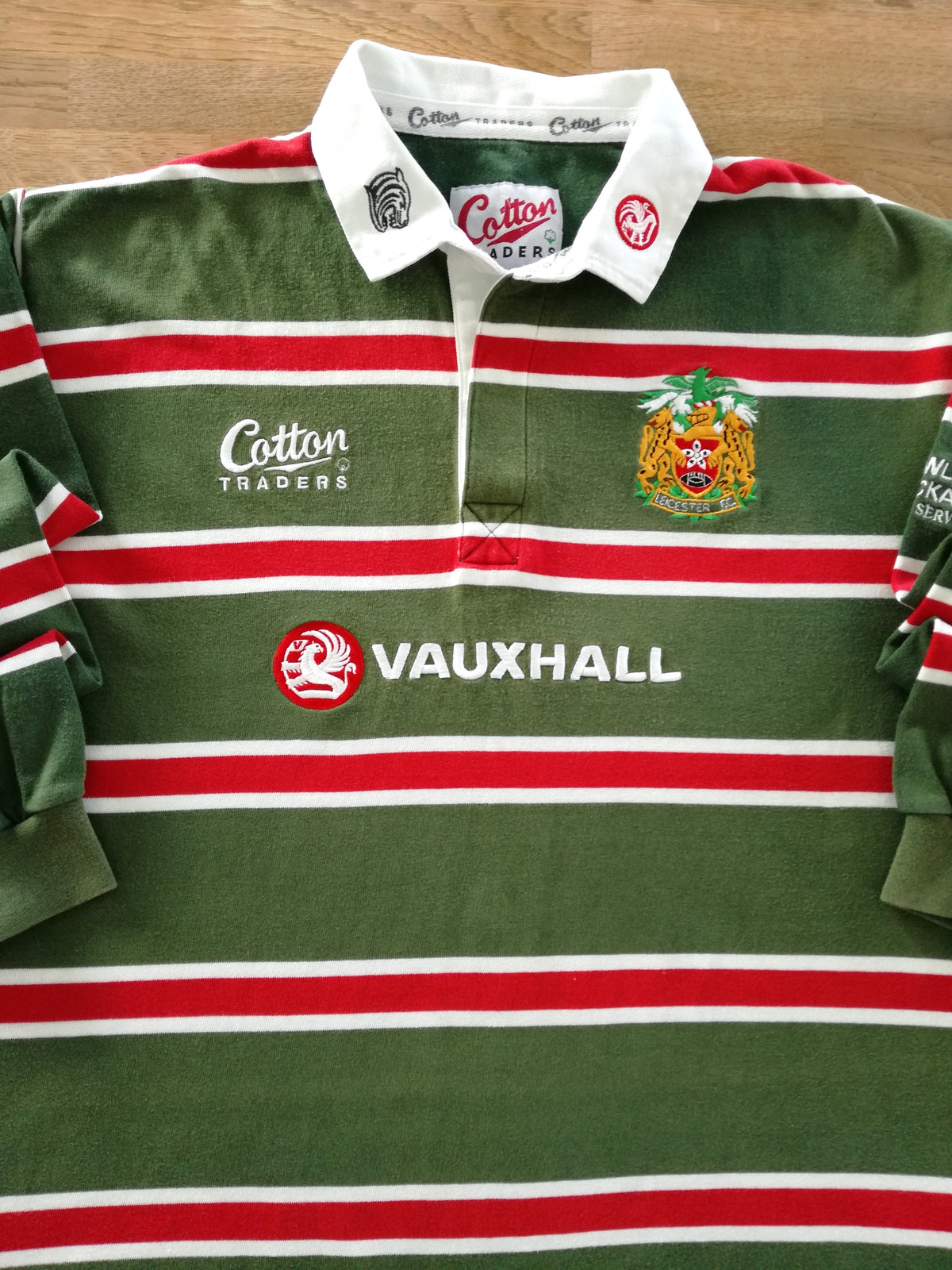 1999/00 Leicester Tigers Home Long Sleeve Rugby Shirt