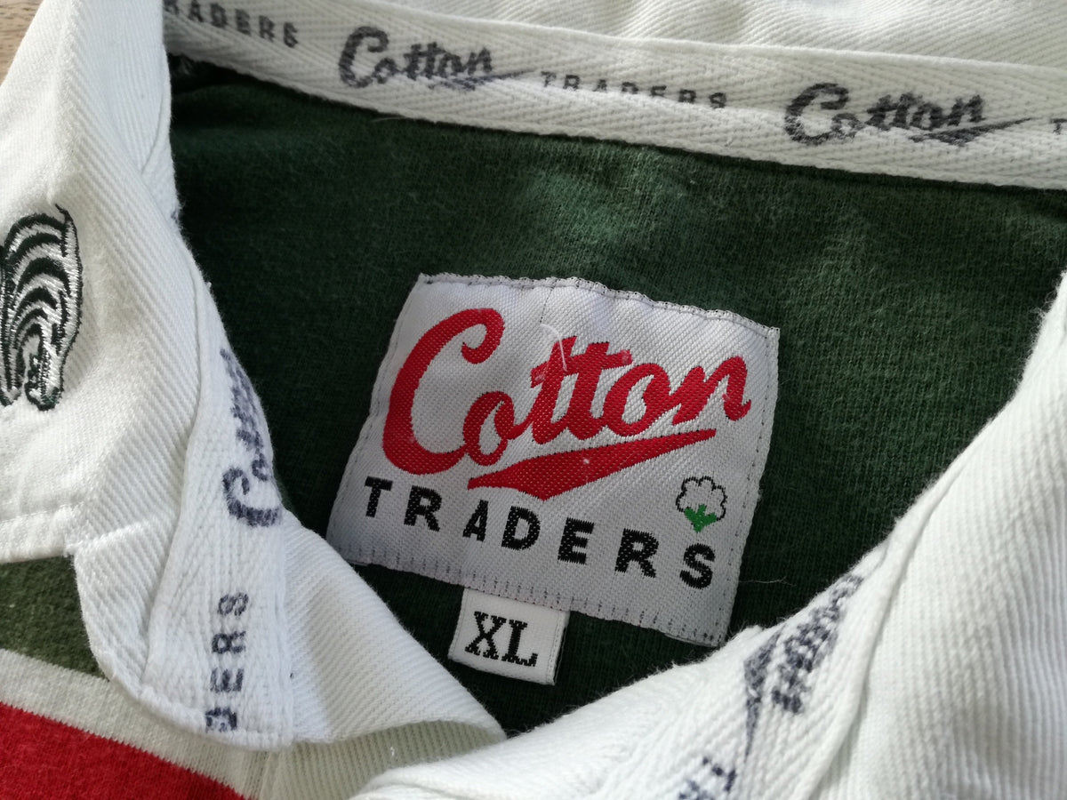 1999/00 Leicester Tigers Home Rugby Shirt. (XL)