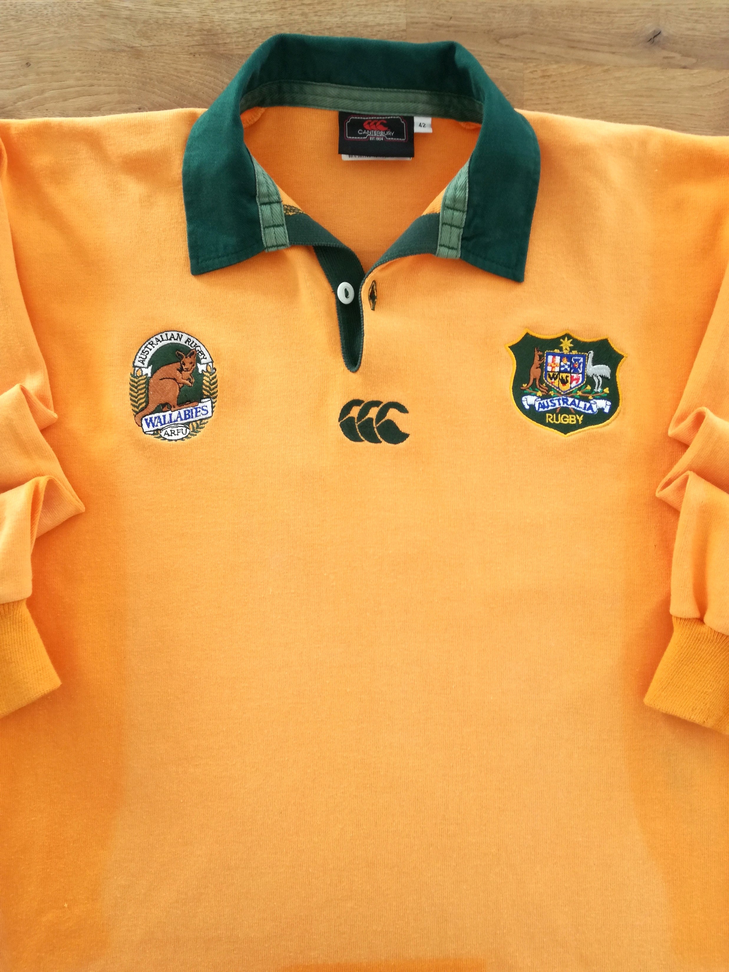 1991 Australia Home Match Worn (vs England) Rugby Shirt #9 (Farr-Jones)