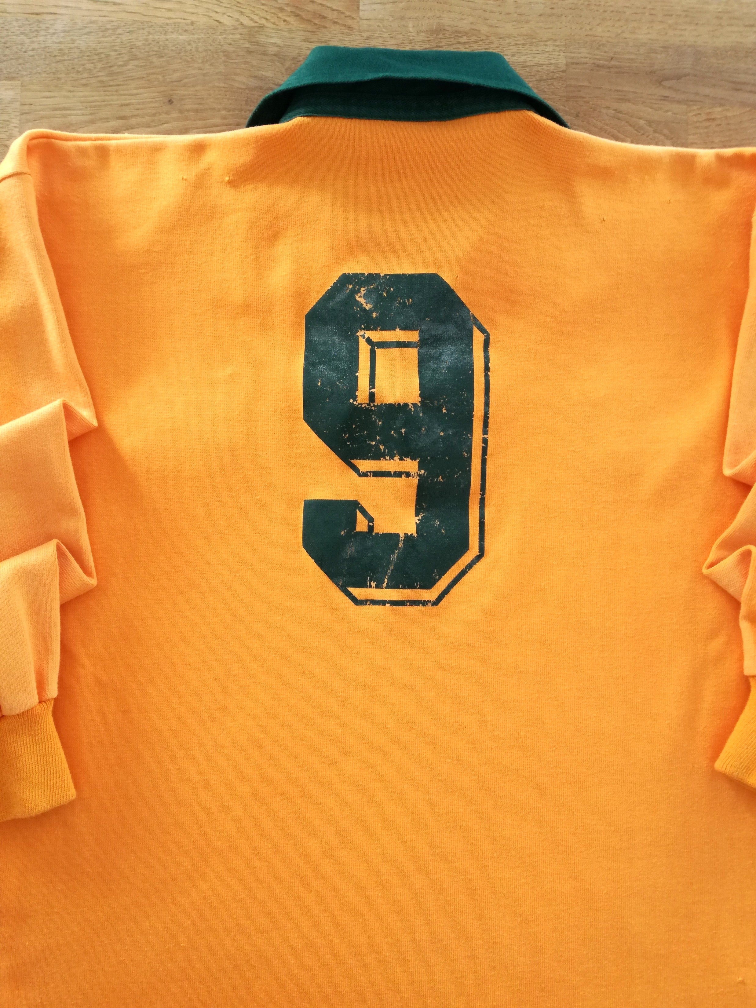 1991 Australia Home Match Worn (vs England) Rugby Shirt #9 (Farr-Jones)