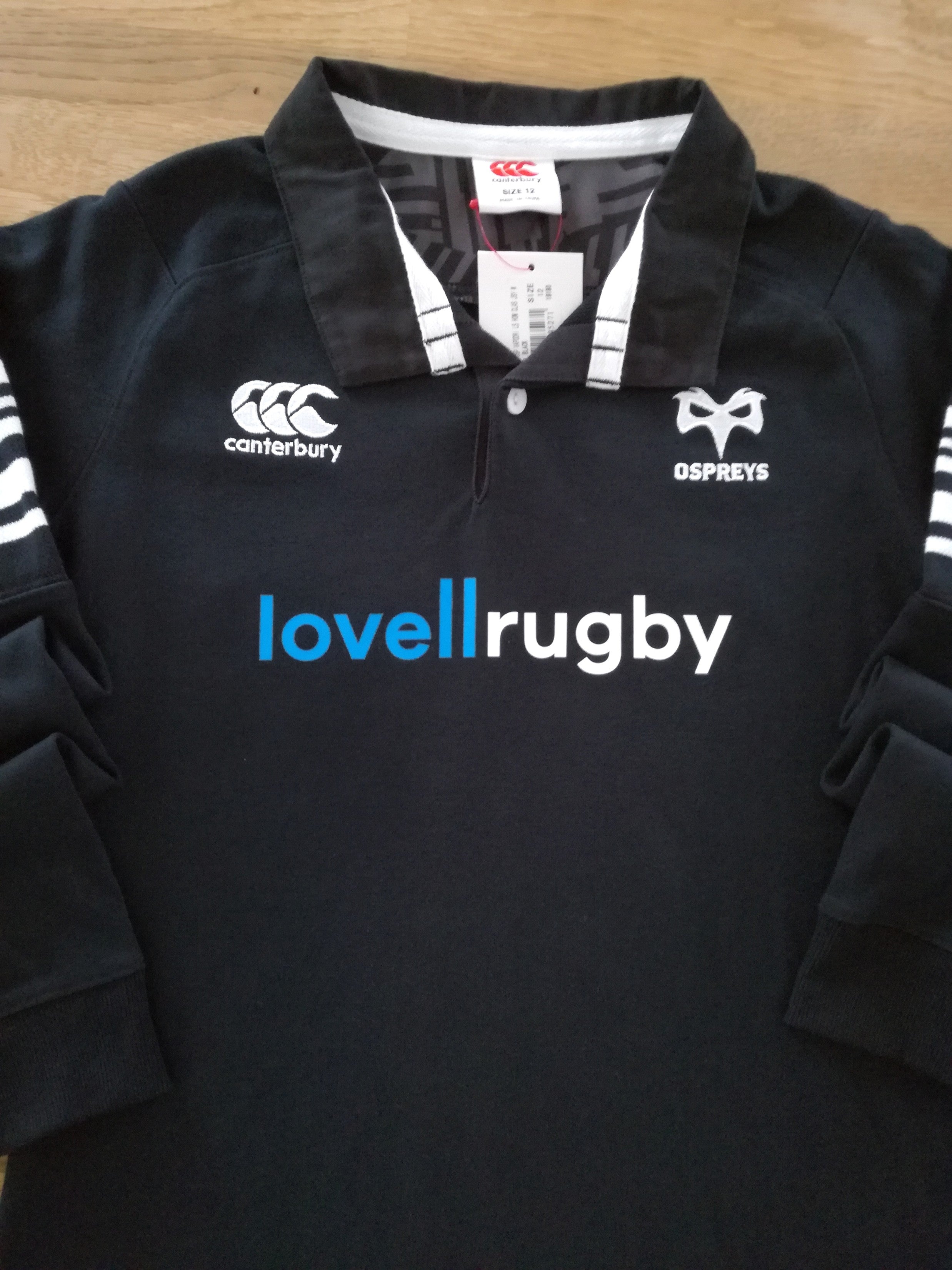 2017/18 Ospreys Home Vapodri Woman's Rugby Shirt