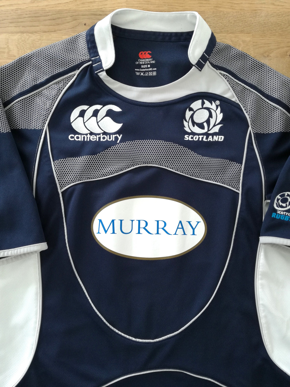 2007/08 Scotland Home Pro-Fit Rugby Shirt