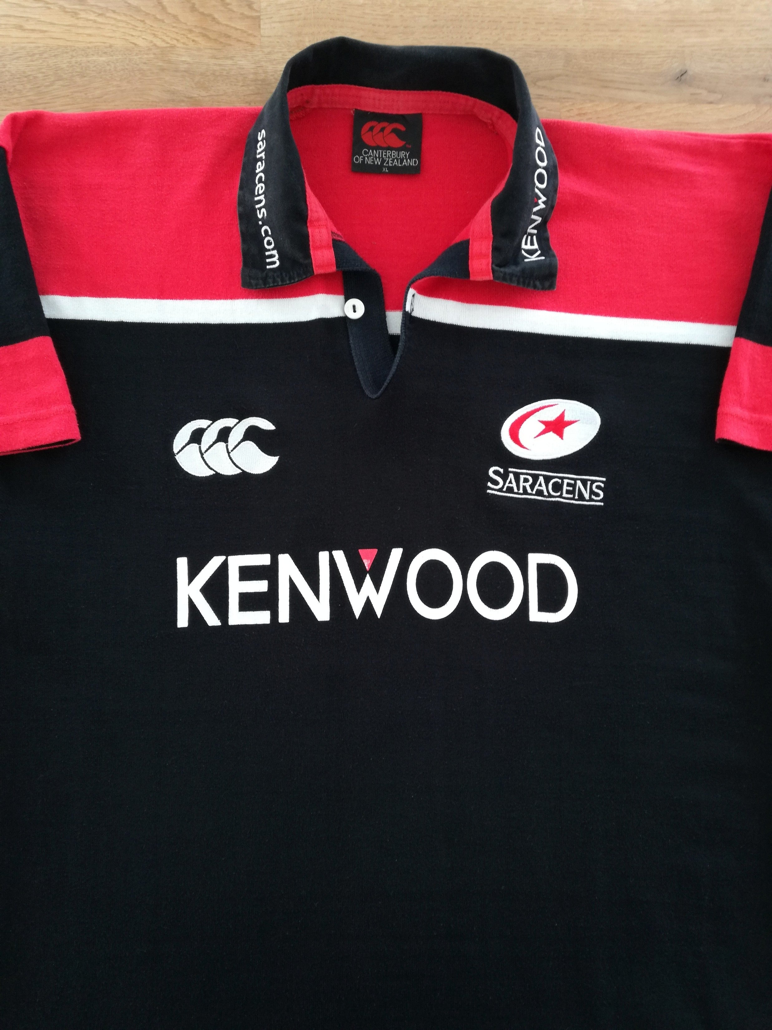 1999/00 Saracens Home Rugby Shirt