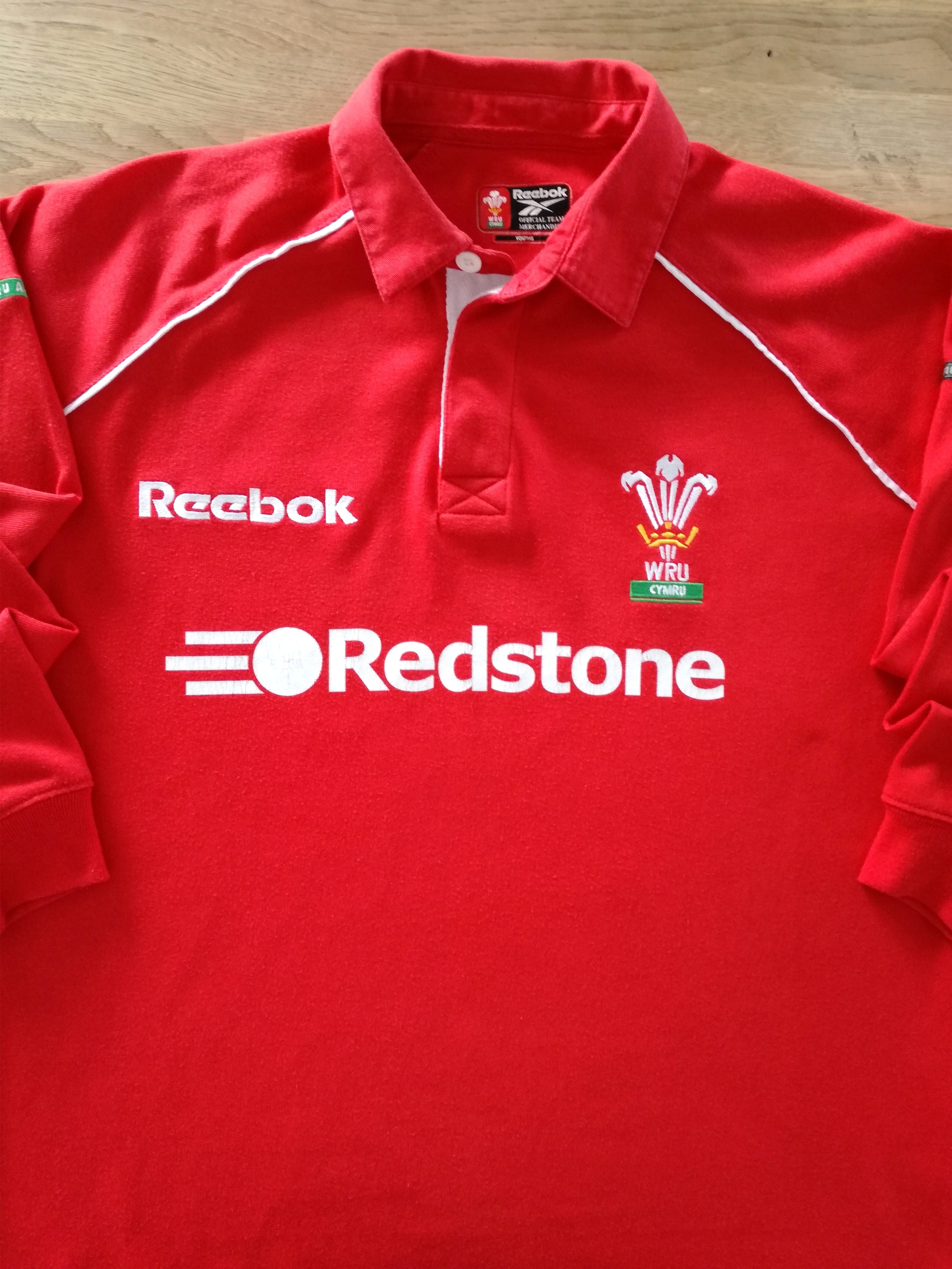 2000/01 Wales Home Long Sleeve Rugby Shirt