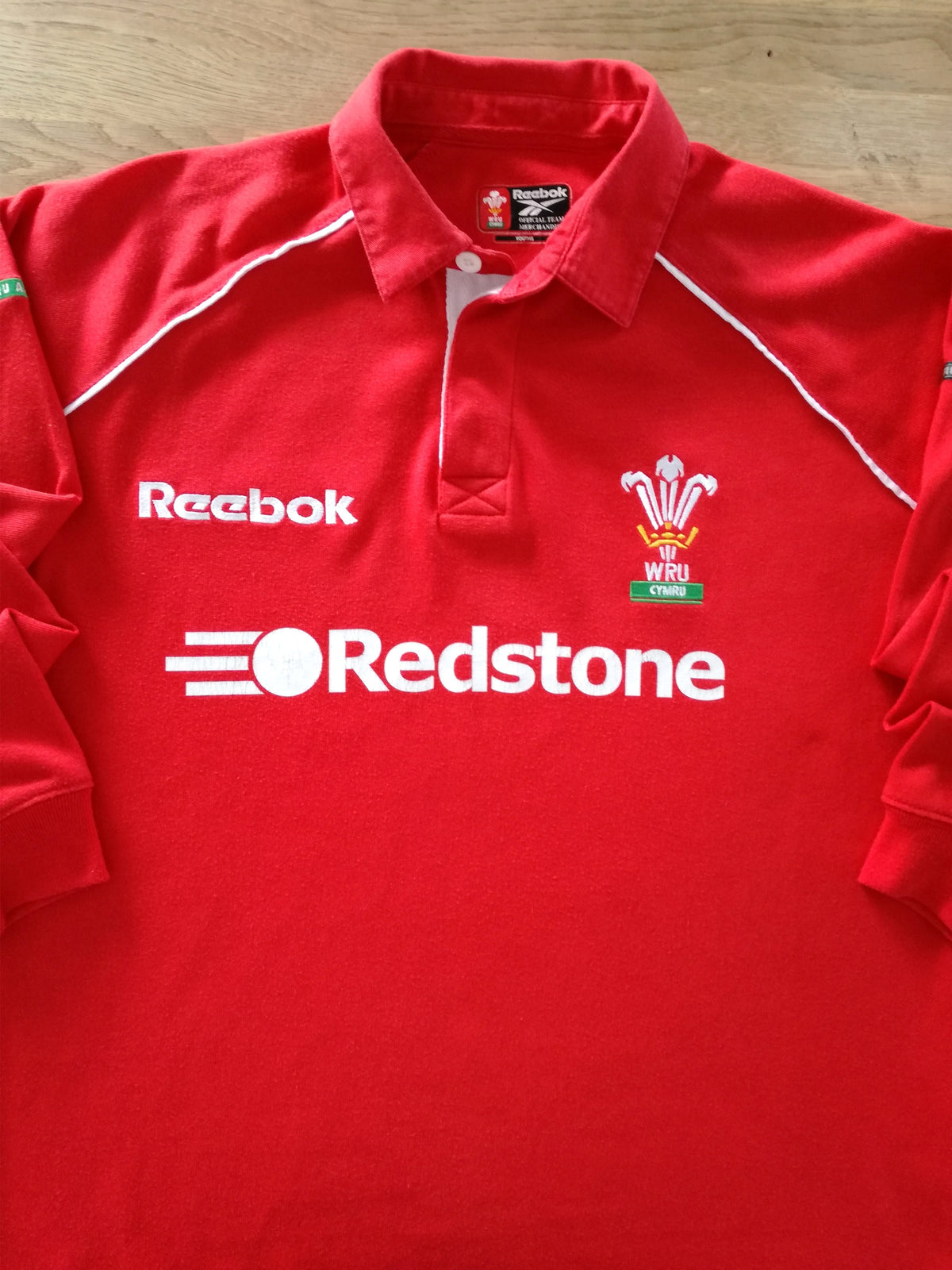 2000/01 Wales Home Long Sleeve Rugby Shirt