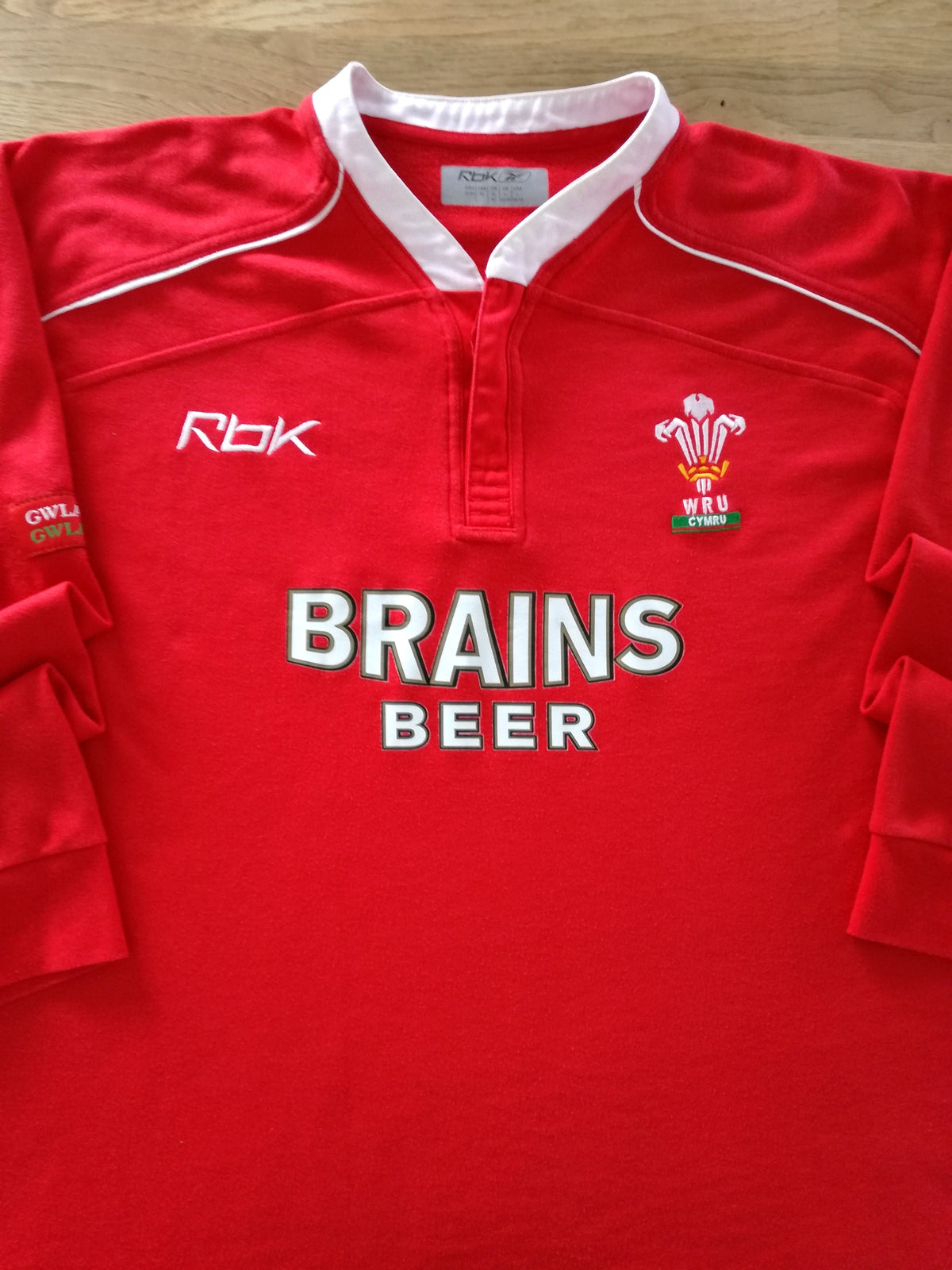 2006/07 Wales Home Long Sleeve Rugby Shirt