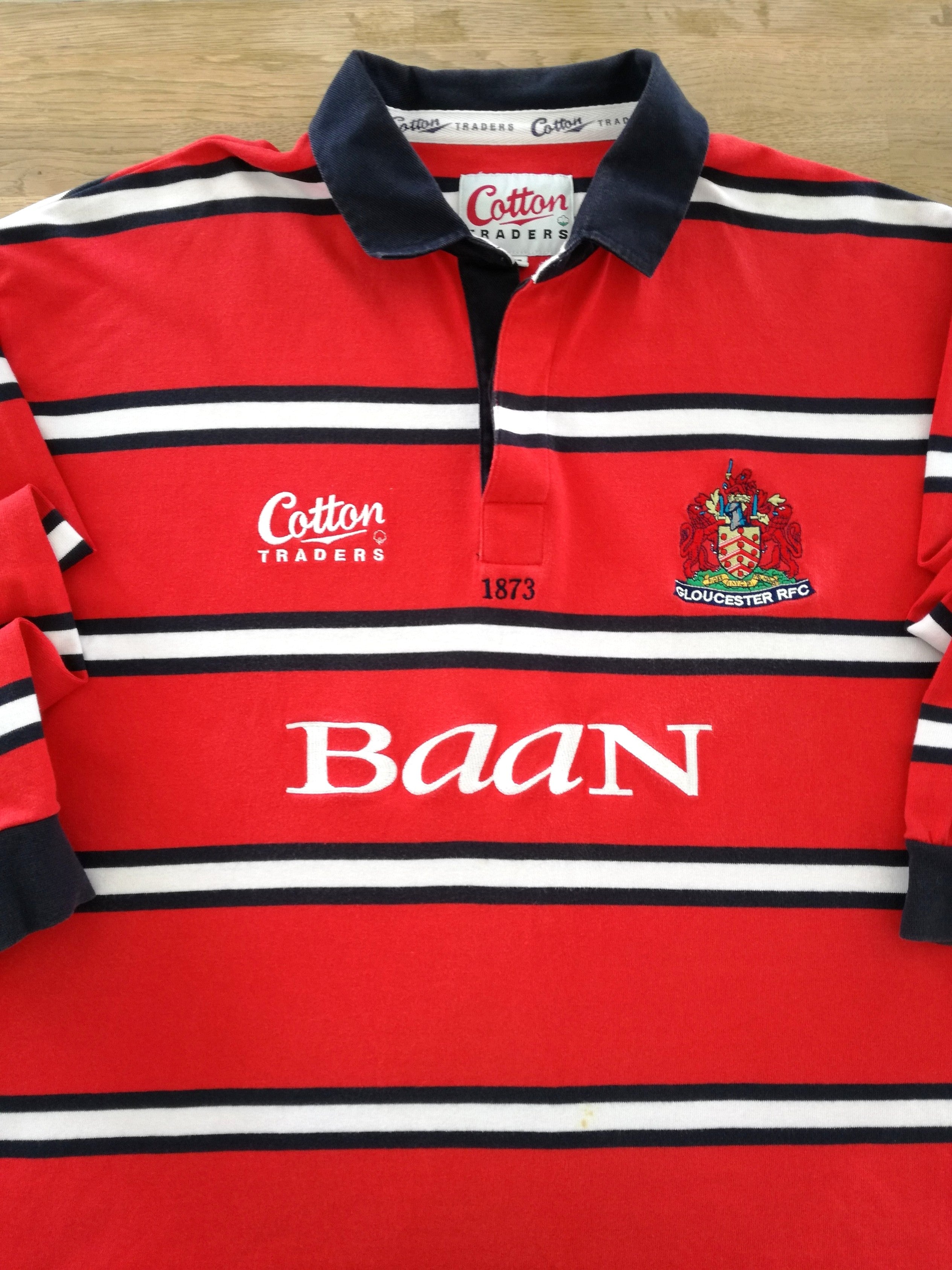 2002/03 Gloucester Home Long Sleeve Rugby Shirt