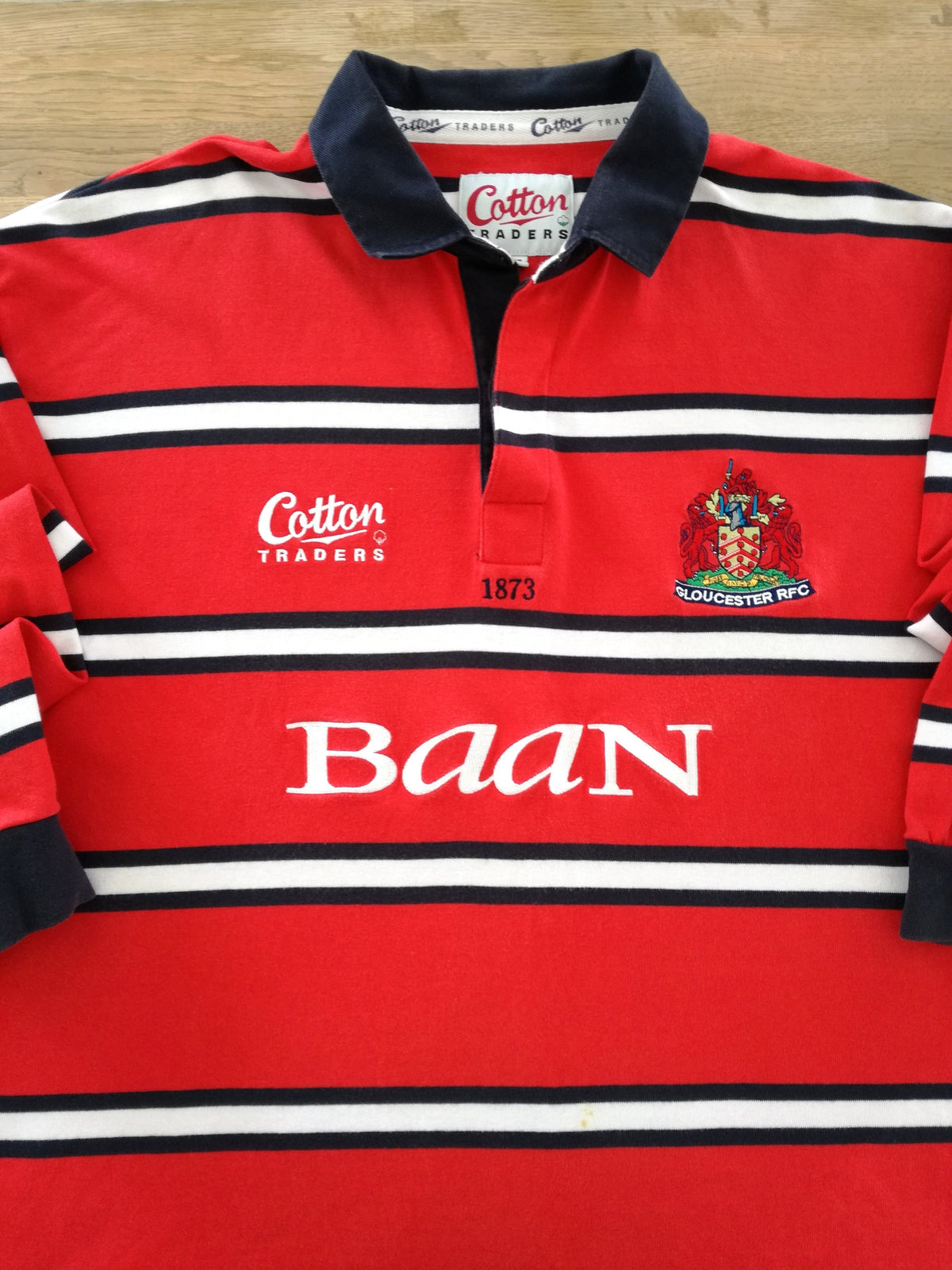 2002/03 Gloucester Home Long Sleeve Rugby Shirt