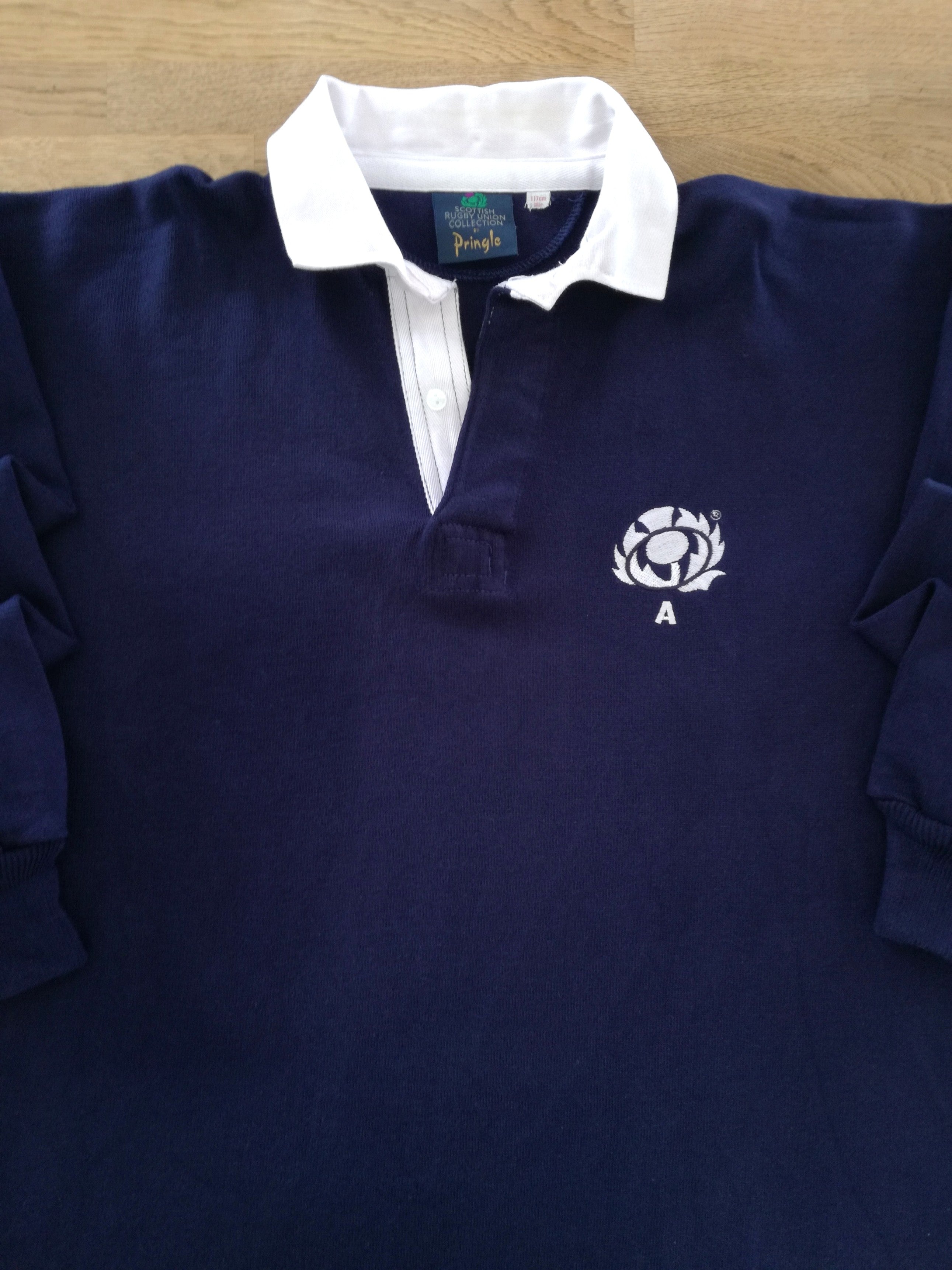 1994/95 Scotland 'A' Home Player Issue Rugby Shirt