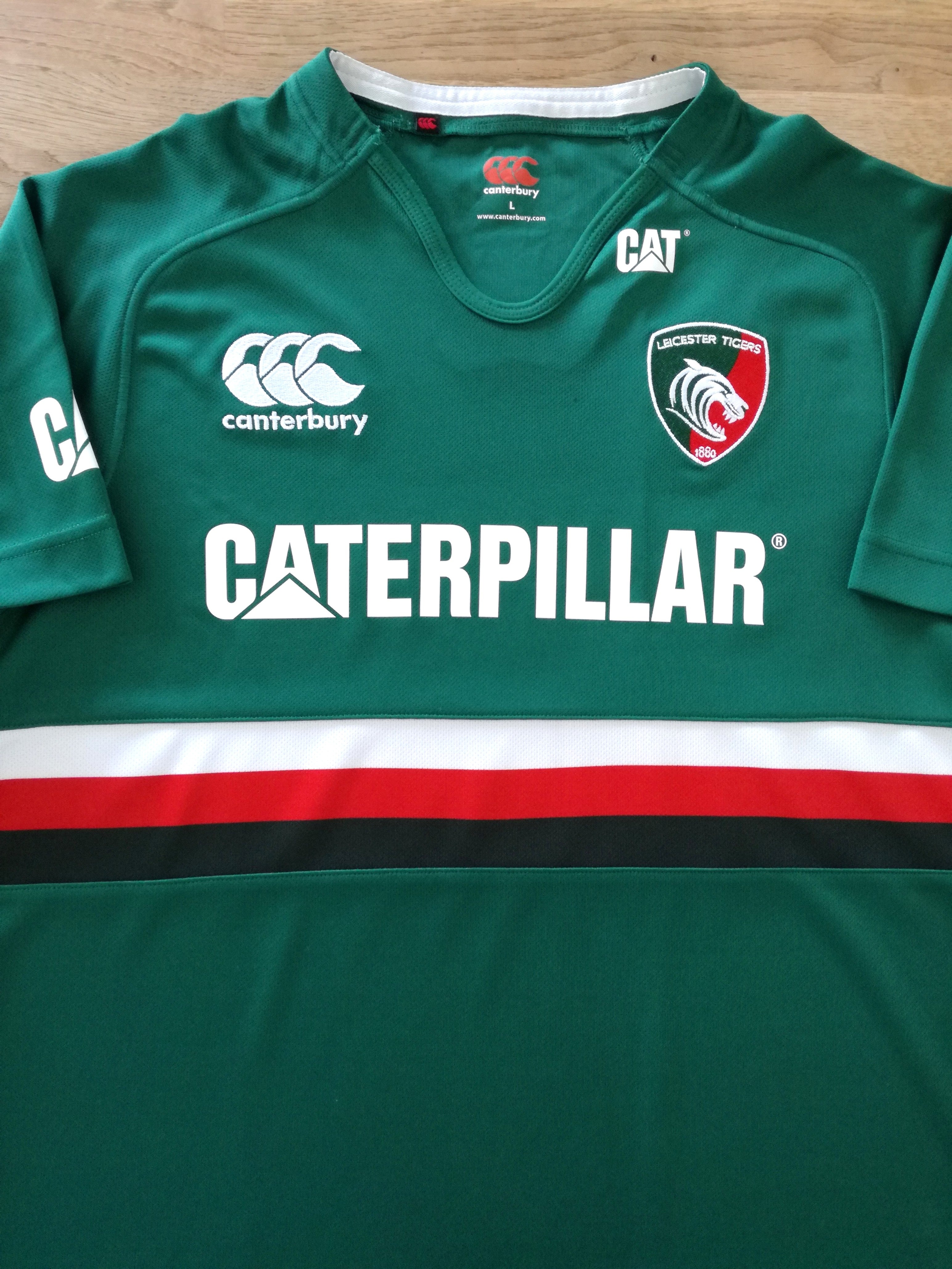 2013/14 Leicester Tigers Home Pro-Fit Rugby Shirt