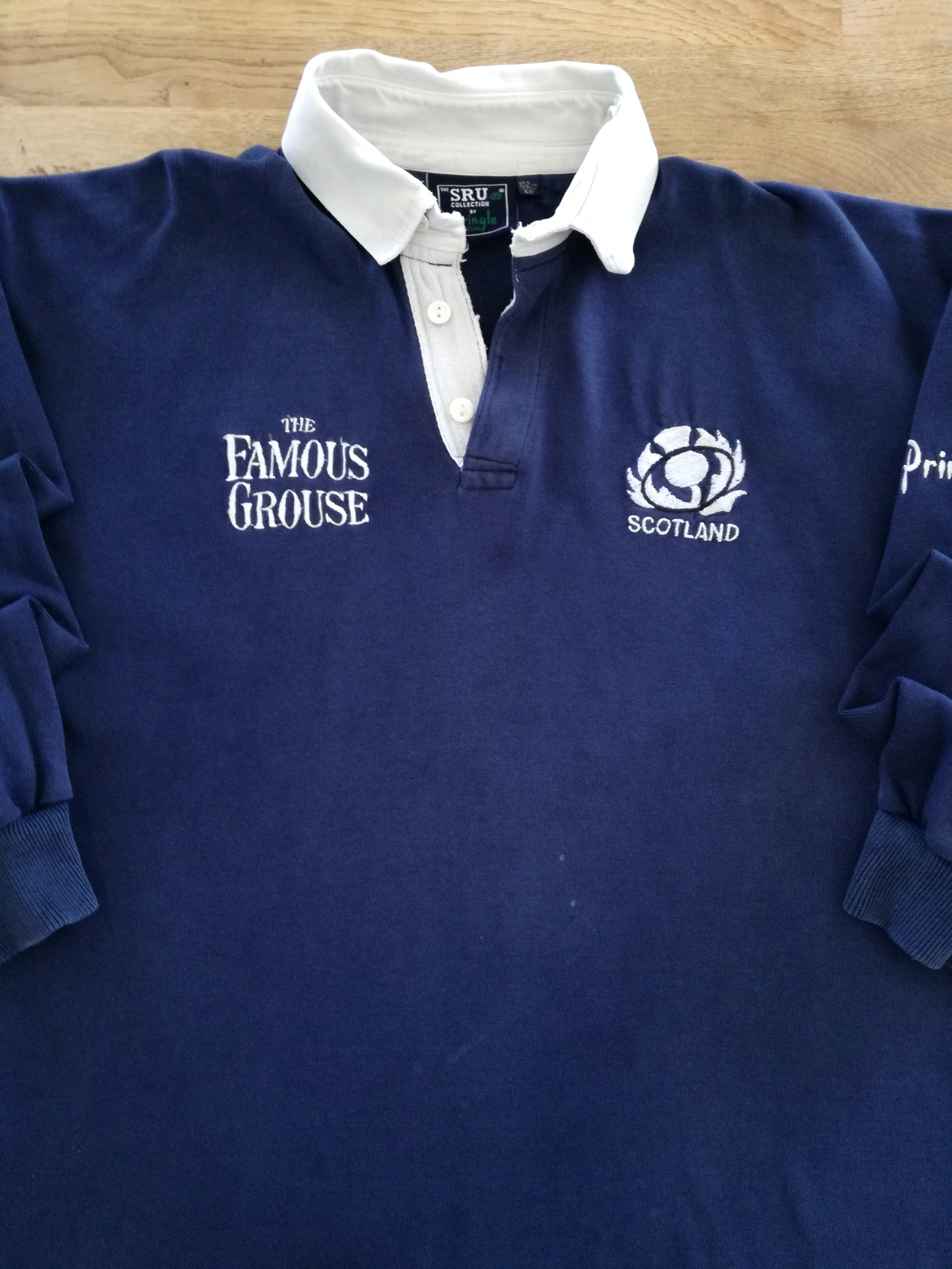 1997/98 Scotland Home Long Sleeve Rugby Shirt